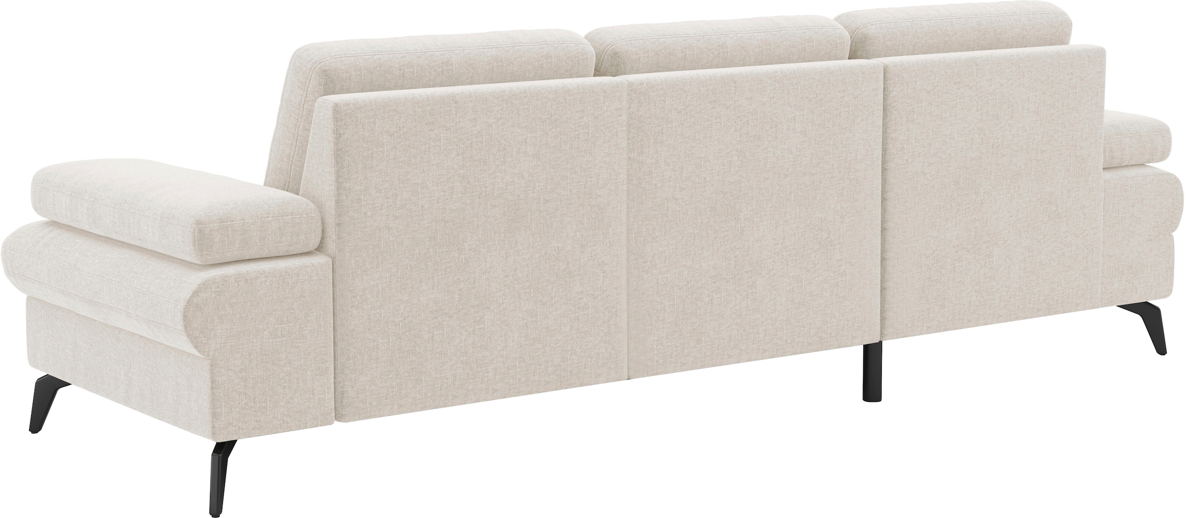 sit&more Ecksofa »Morris Jubi L-Form, B: 247 cm«, mit Armteilfunktion & 1 Zierkissen, optional Bettfunktion