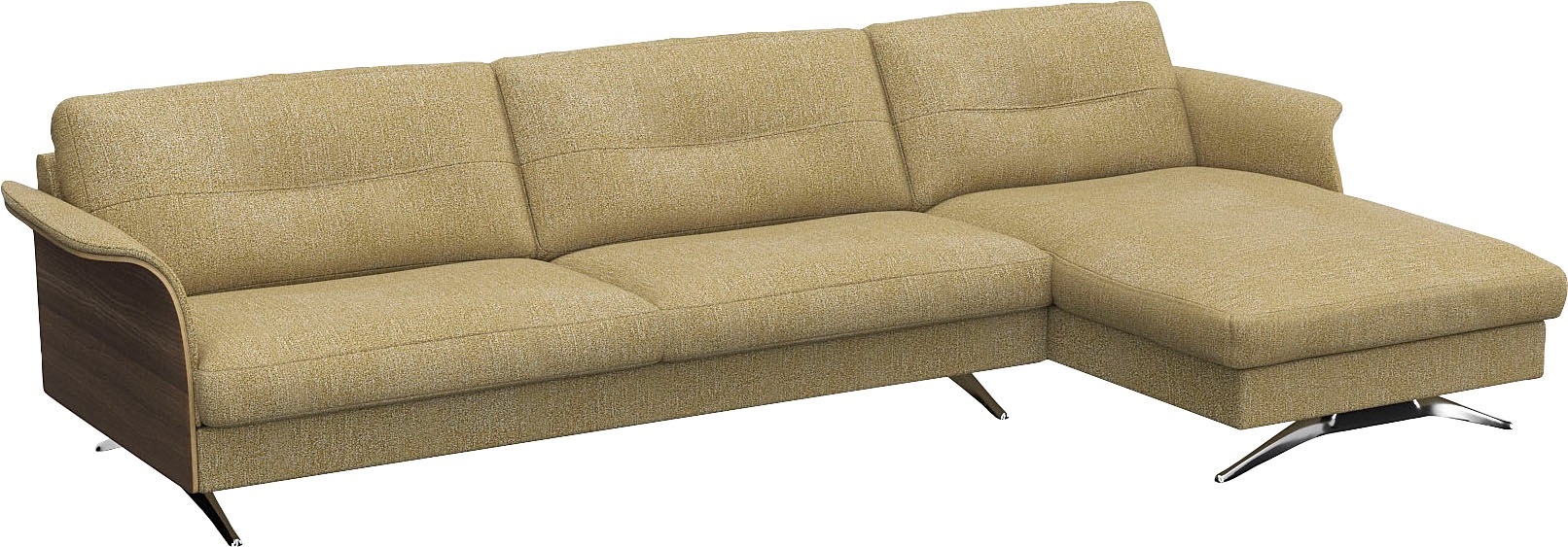 FLEXLUX Ecksofa »Glow Designsofa, bequem und komfortabel durch hochwertigen günstig online kaufen