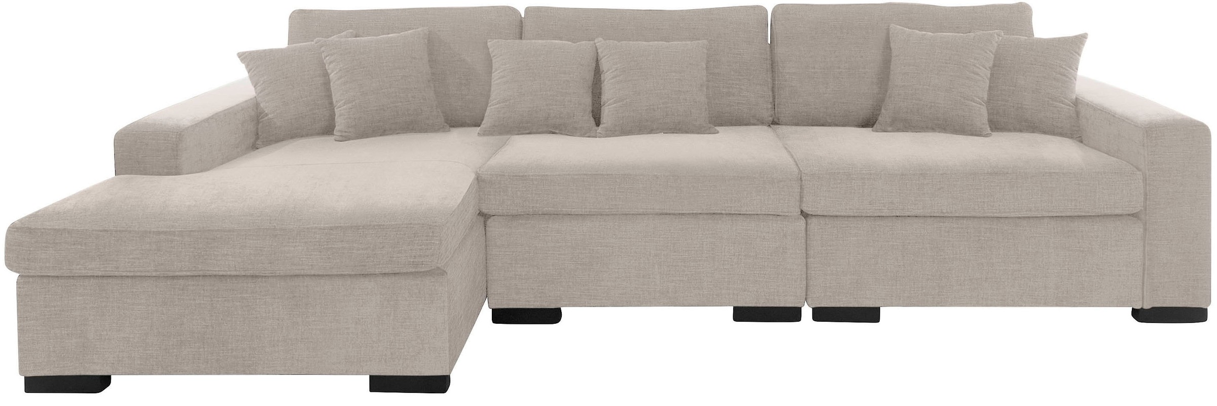Guido Maria Kretschmer Home&Living Ottomane »Skara L-Form«, Lounge-Sofa mit Federkernpolsterung, in vielen Bezugsvarianten