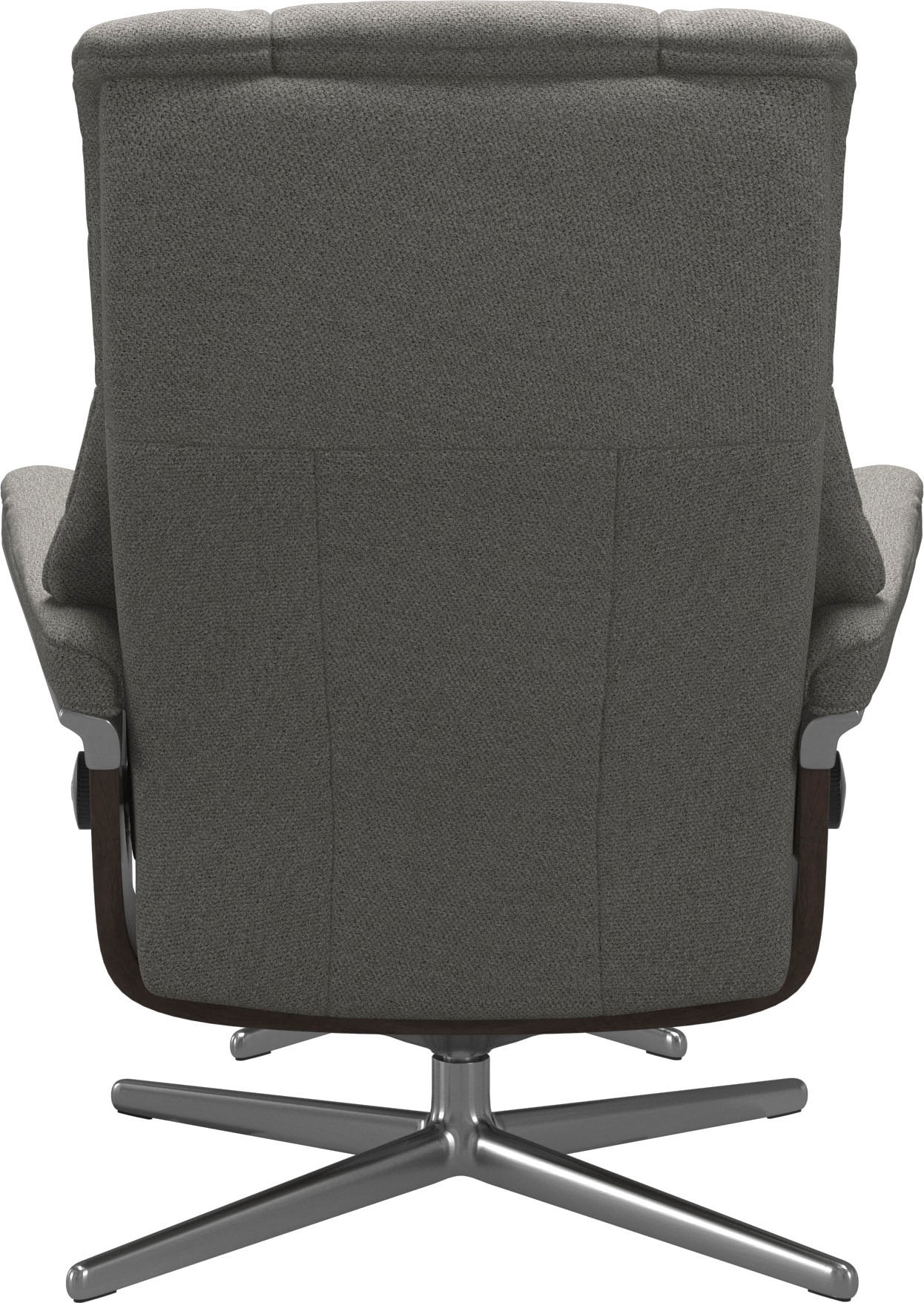Stressless® Relaxsessel »Mayfair«, (Set, Relaxsessel mit Hocker), mit Hocker, mit Cross Base, Größe S, M & L, Holzakzent Wenge