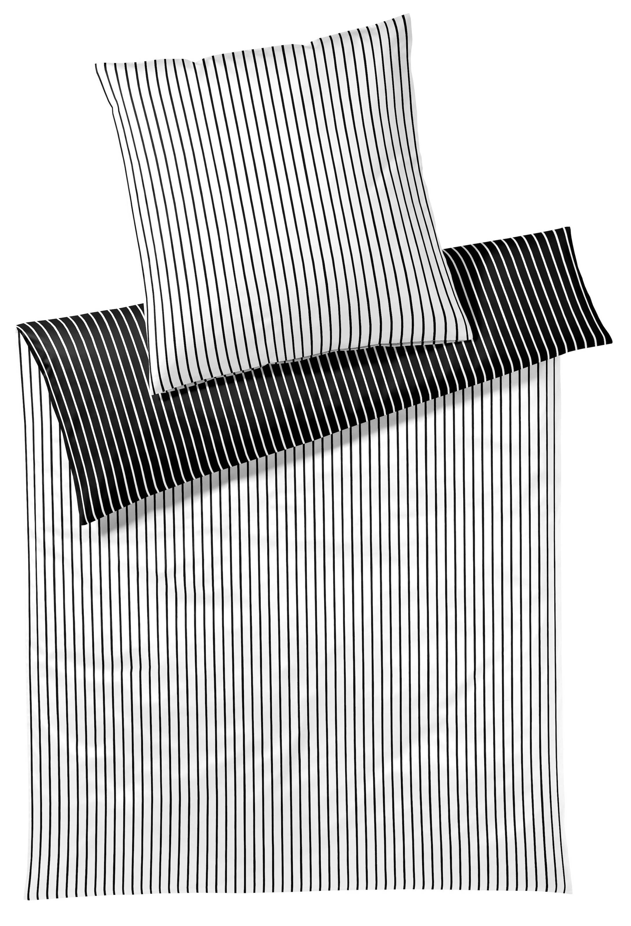Elegante Bettwäsche »Lined« 2 angenehmes Hautgefühl