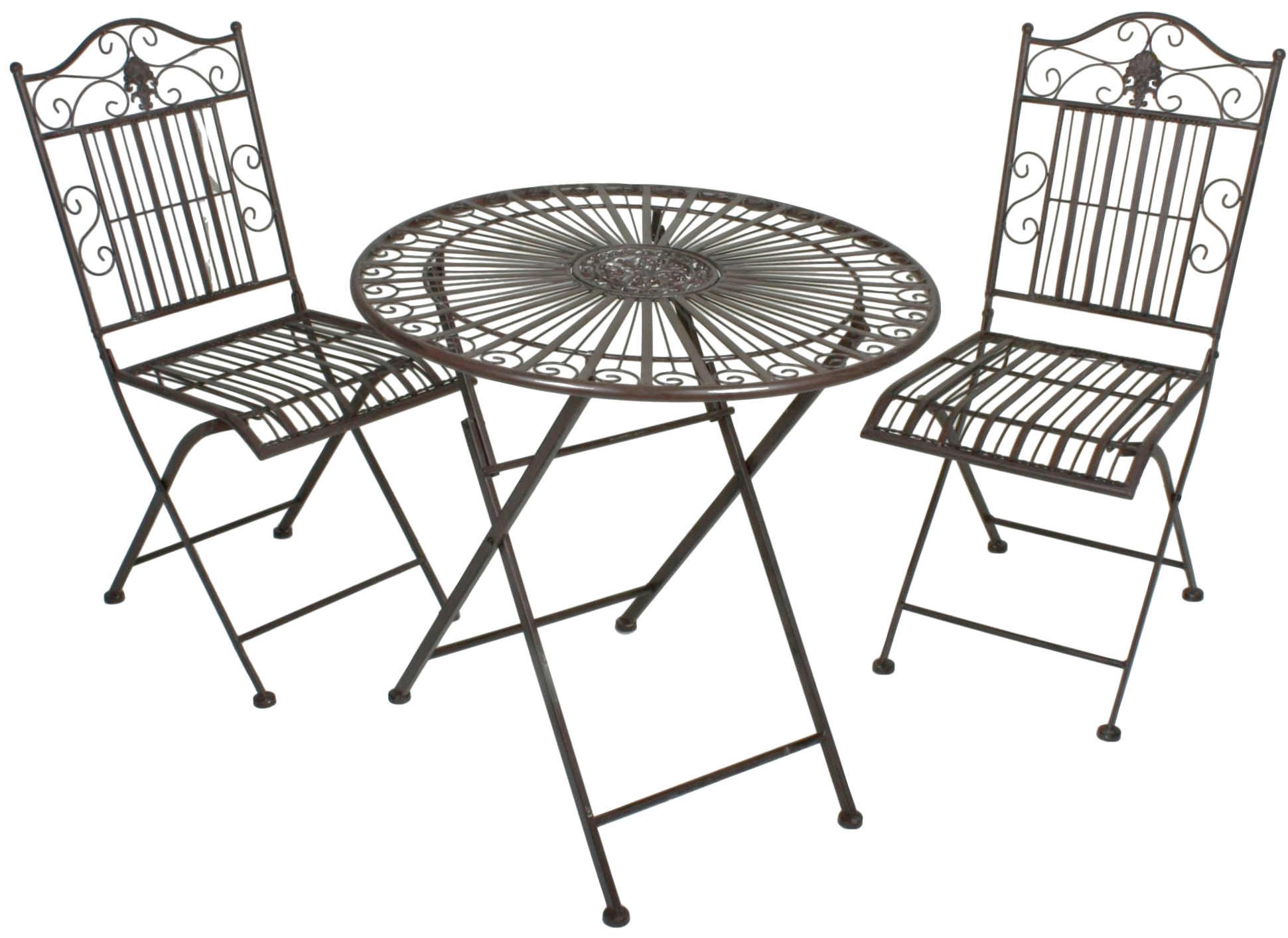 GARDEN PLEASURE Balkonset »MANGAN« Set, 3 Stk. tlg. braun + braun + braun