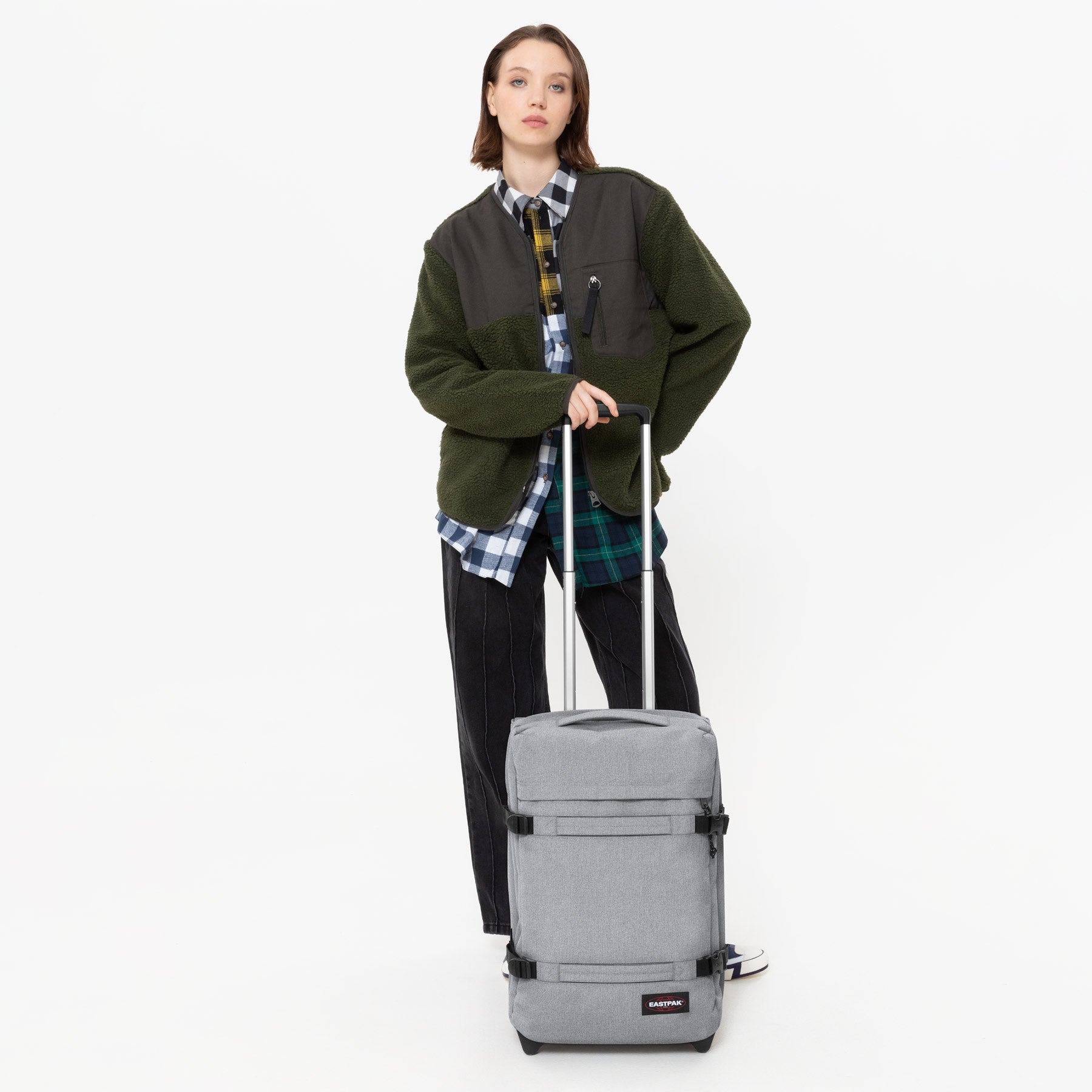 Eastpak Weichgepäck-Trolley »TRANSIT'R S« 42 l 2 Rollen Handgepäck-Koffer Reisegepäck Reisekoffer mit TSA Schloss Reisetasche