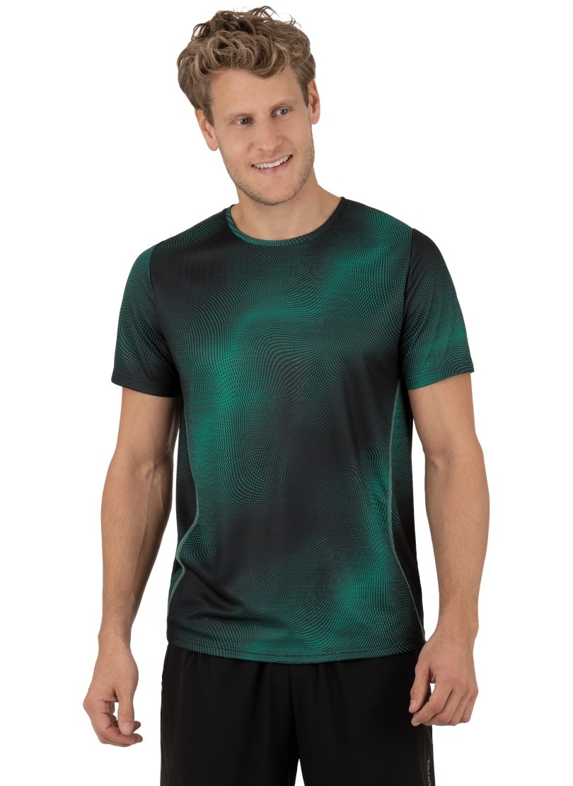 Trigema »TRIGEMA bei T-Shirt COOLMAX® mit online modischem Druck« Sportshirt