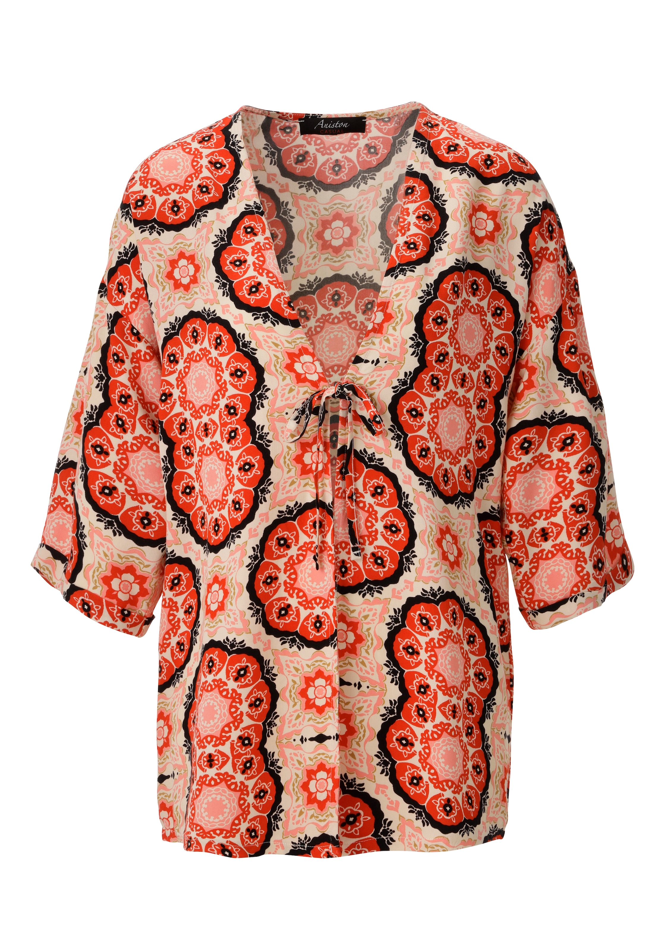 Aniston CASUAL Blusenkimono mit fantasievollem Mandala-Druck