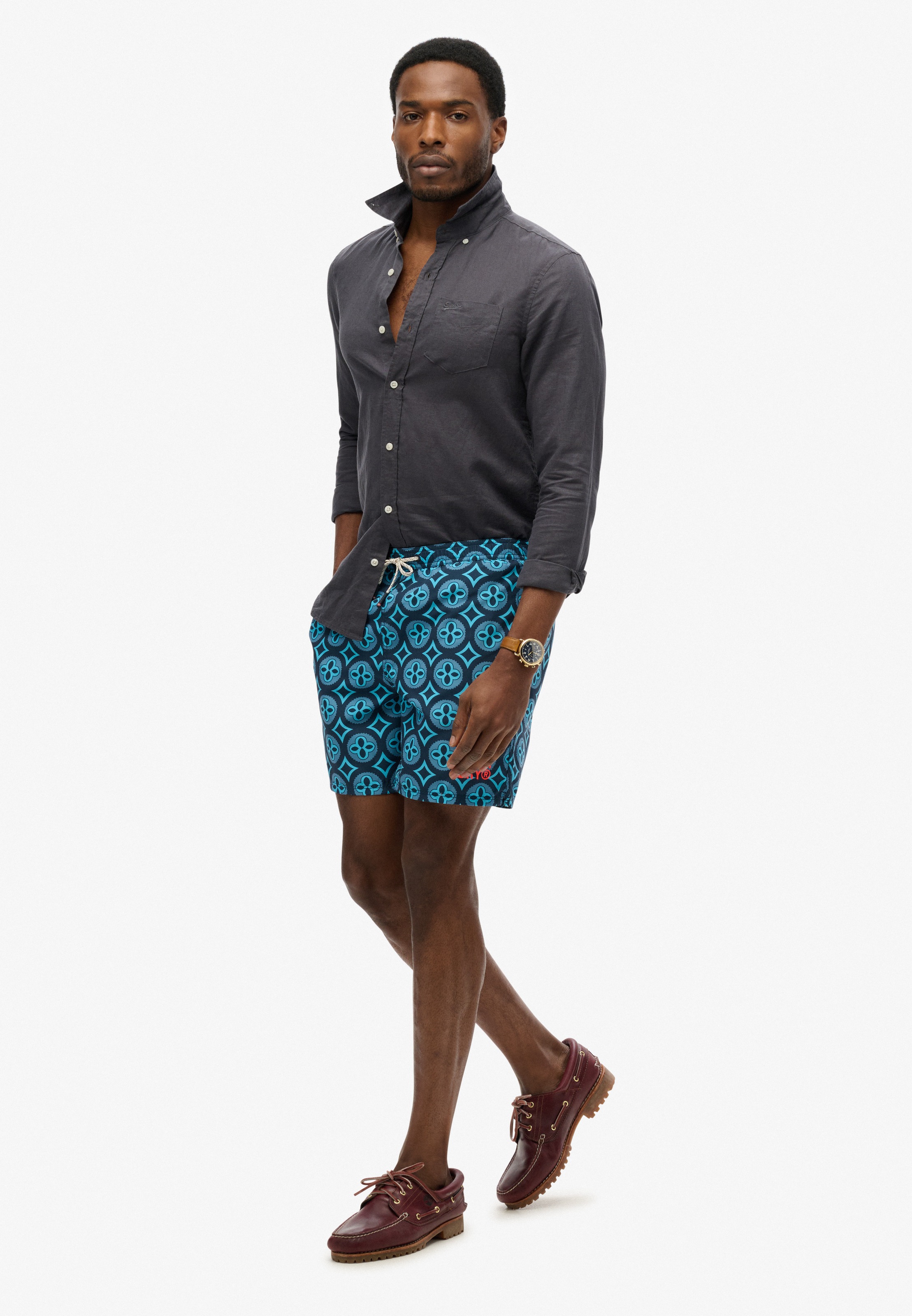 Superdry Badeshorts »TILE PRINT 17 SWIM SHORT«