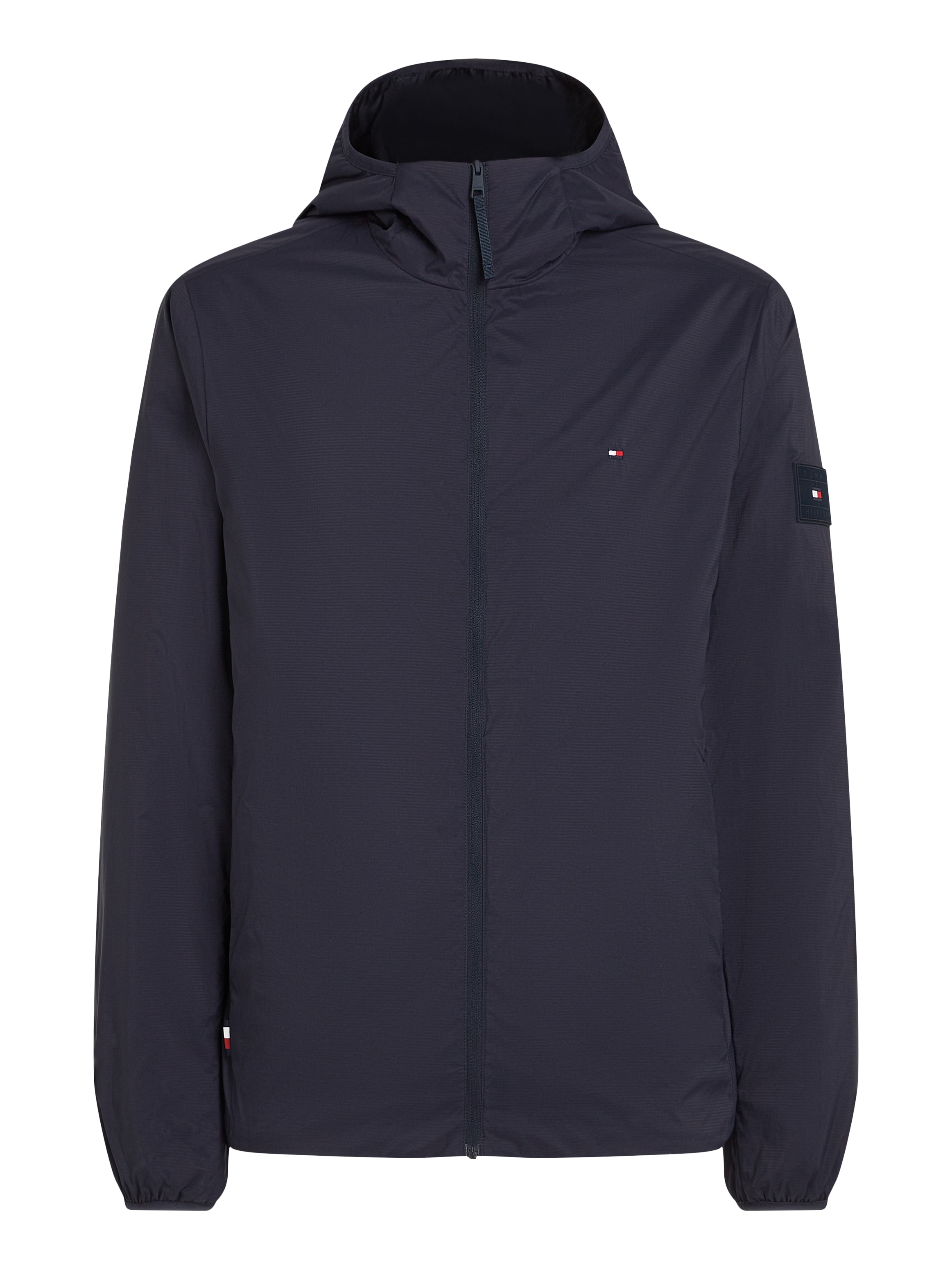 Tommy Hilfiger Kurzjacke »TECH PACKABLE HOODED JACKET«, mit Kapuze, mit Logostickerei