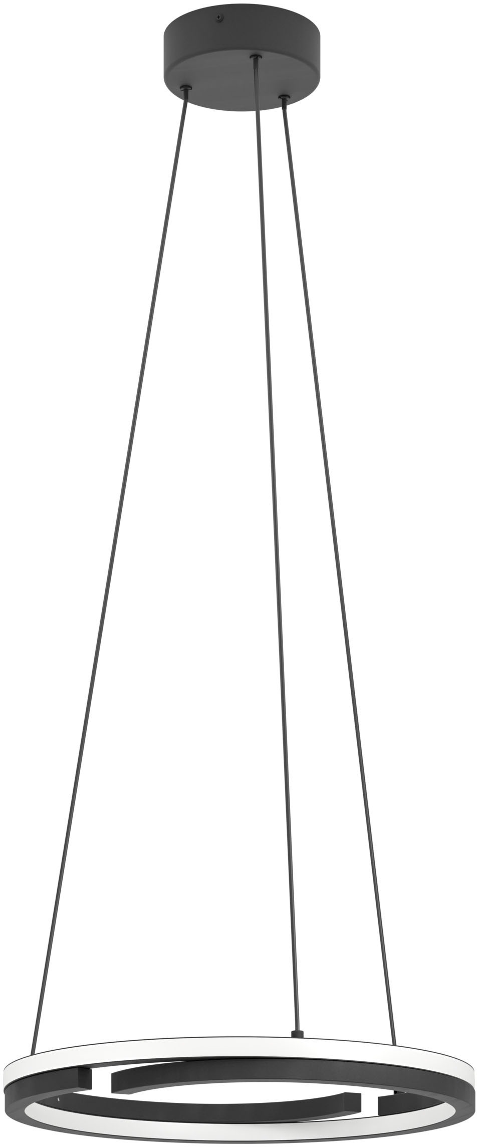 EGLO Hängeleuchte »MEZZOMONTE Pendellampe - Alu, Stahl - LED;LED - 1X20W;1X günstig online kaufen