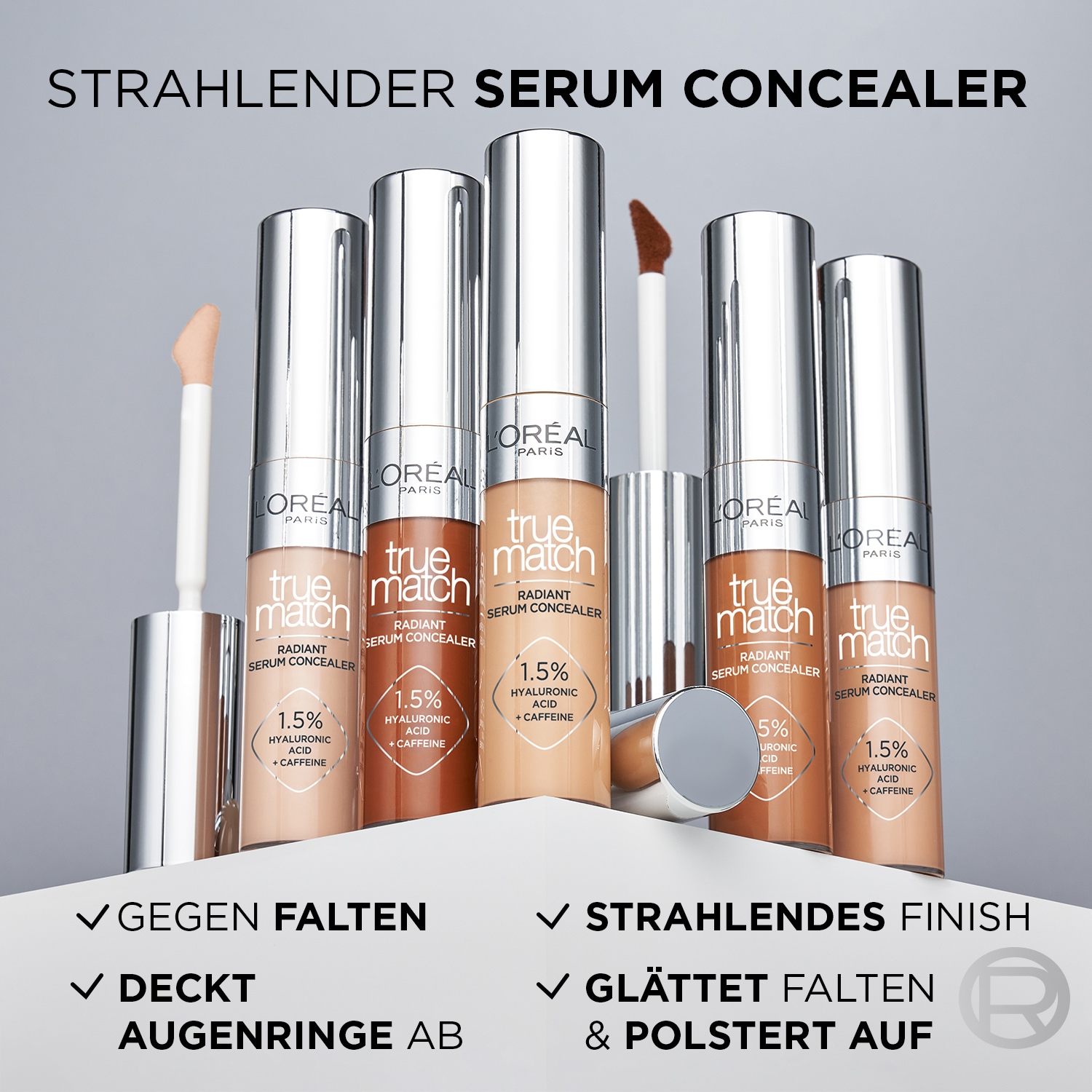 L'ORÉAL PARIS Concealer »True Match Radiant Serum Concealer«, mit hoher Deckkraft