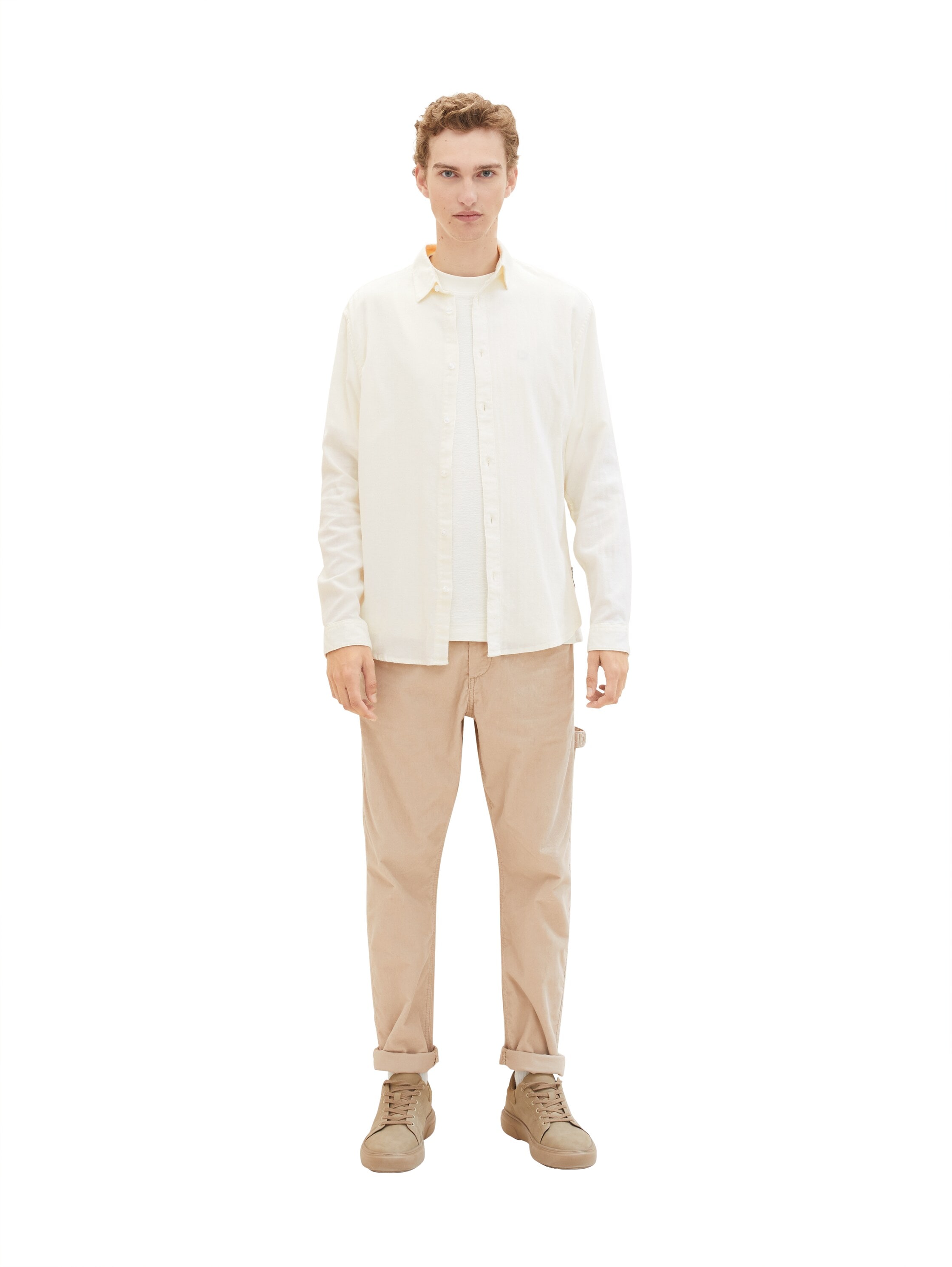 TOM TAILOR Denim Langarmhemd »Heringbo«