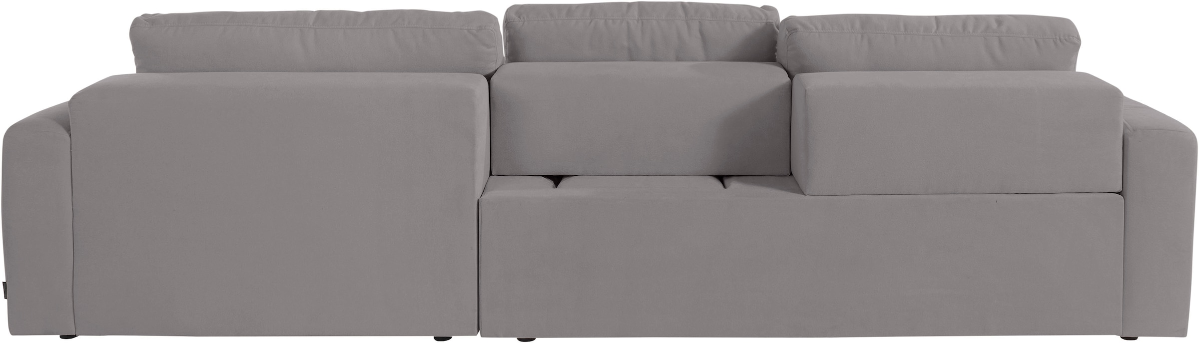 Places of Style Ecksofa »Bloomfield, elegant, viel Platz, Mega Couch, Breite 303cm, L-Form«, extra tiefe Sitzfläche, wahlweise mit Sitztiefenverstellung
