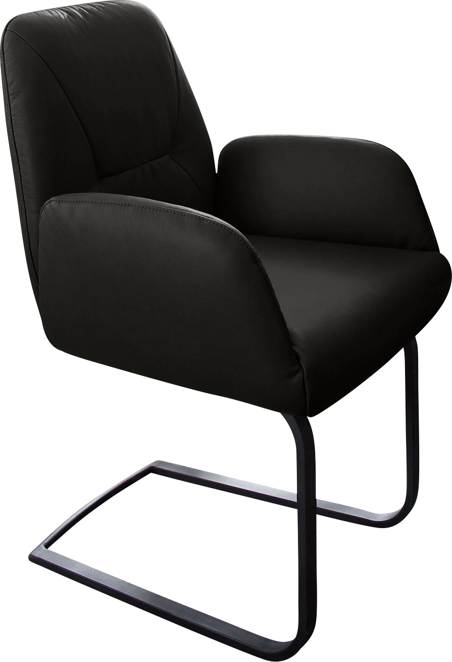 W.SCHILLIG Freischwinger »ole«, Longlife Xtra-Leder Z59, Gestell in Schwarz pulverbeschichtet