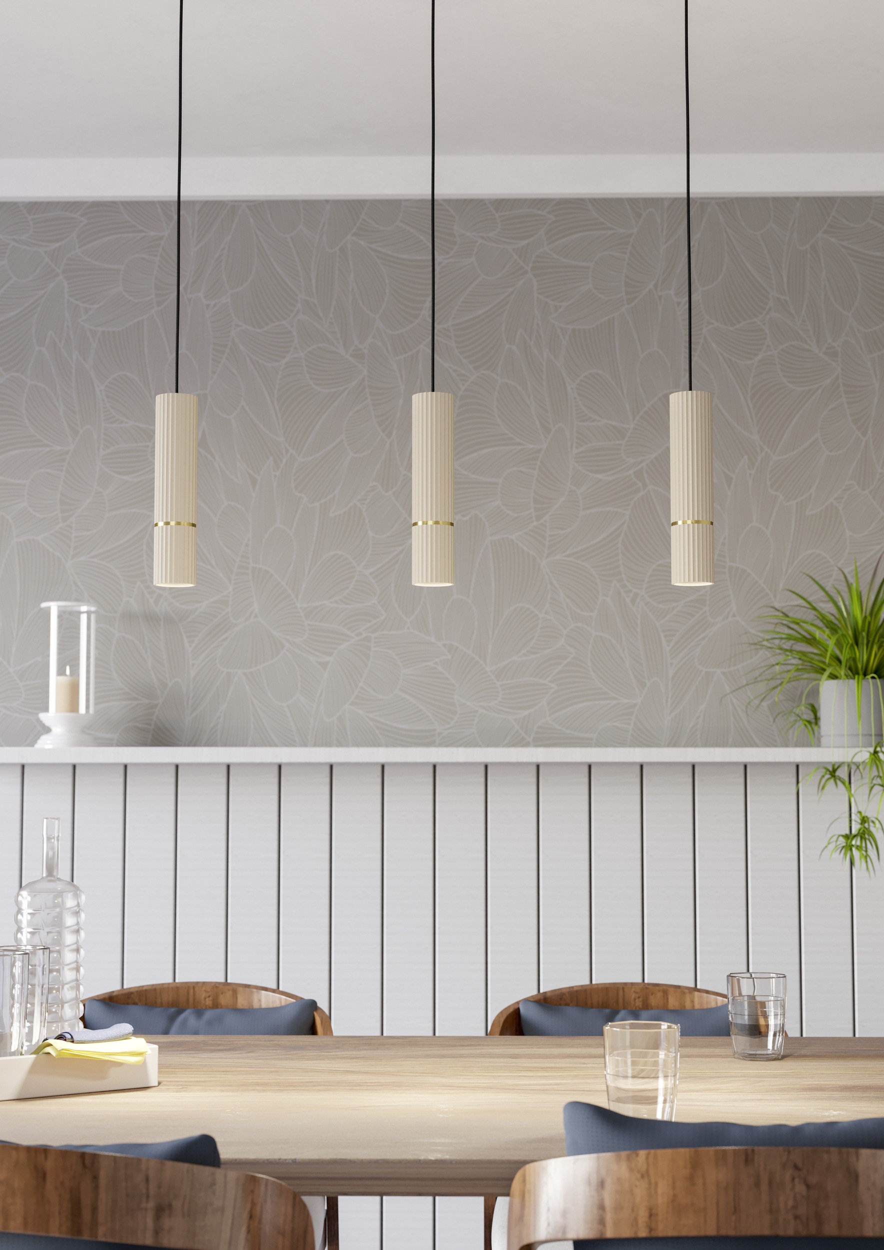 EGLO Hängeleuchte »CAMINIA Pendellampe - Stahl - GU10 - 3X4,7W - IP20« GU10 günstig online kaufen