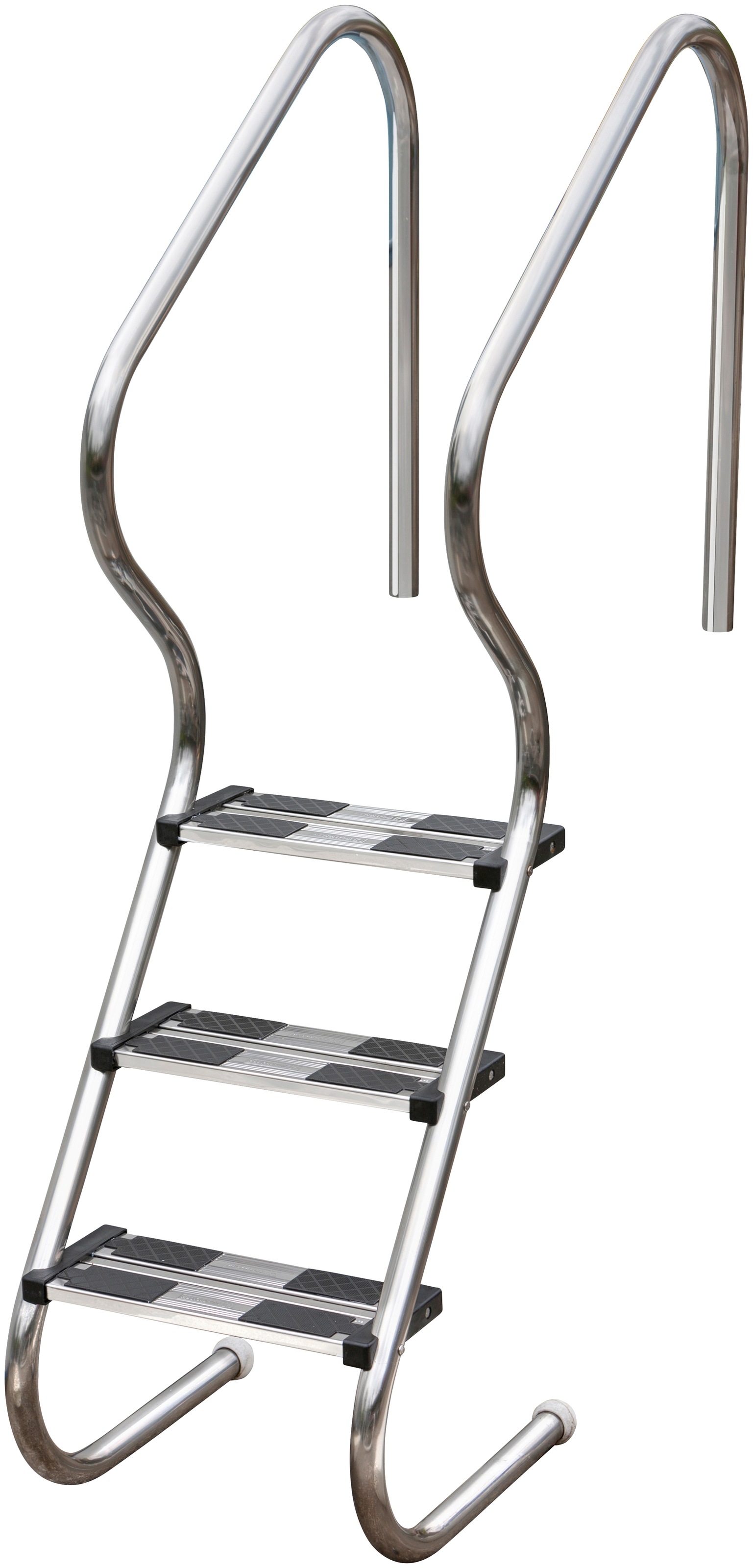 GRE Poolleiter »Easy Entry Stainless Steel EIE30« BxH: 50x183, 5 cm stahlgrau B/H/L: 50 cm x 183,5 cm