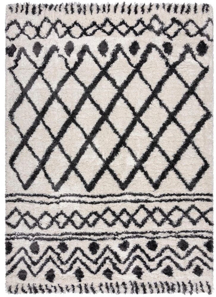 FLAIR RUGS Hochflor-Teppich »SOUQ LINES«, rechteckig, 40 mm Höhe, Souq Lines Teppich im Berber-Stil