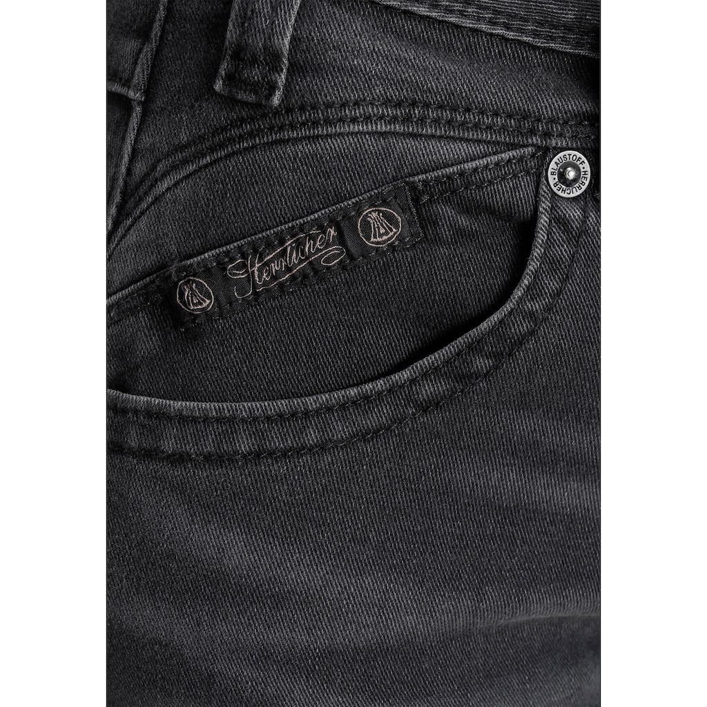 Herrlicher Bootcut-Jeans »PEARL BOOT ORGANIC«, mit Fransensaum