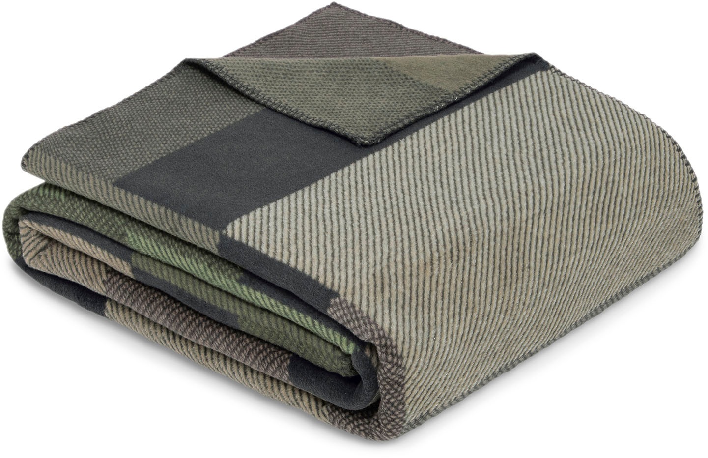 IBENA Wohndecke »Wohndecke Madeira« mit modernem Kachelmuster günstig online kaufen