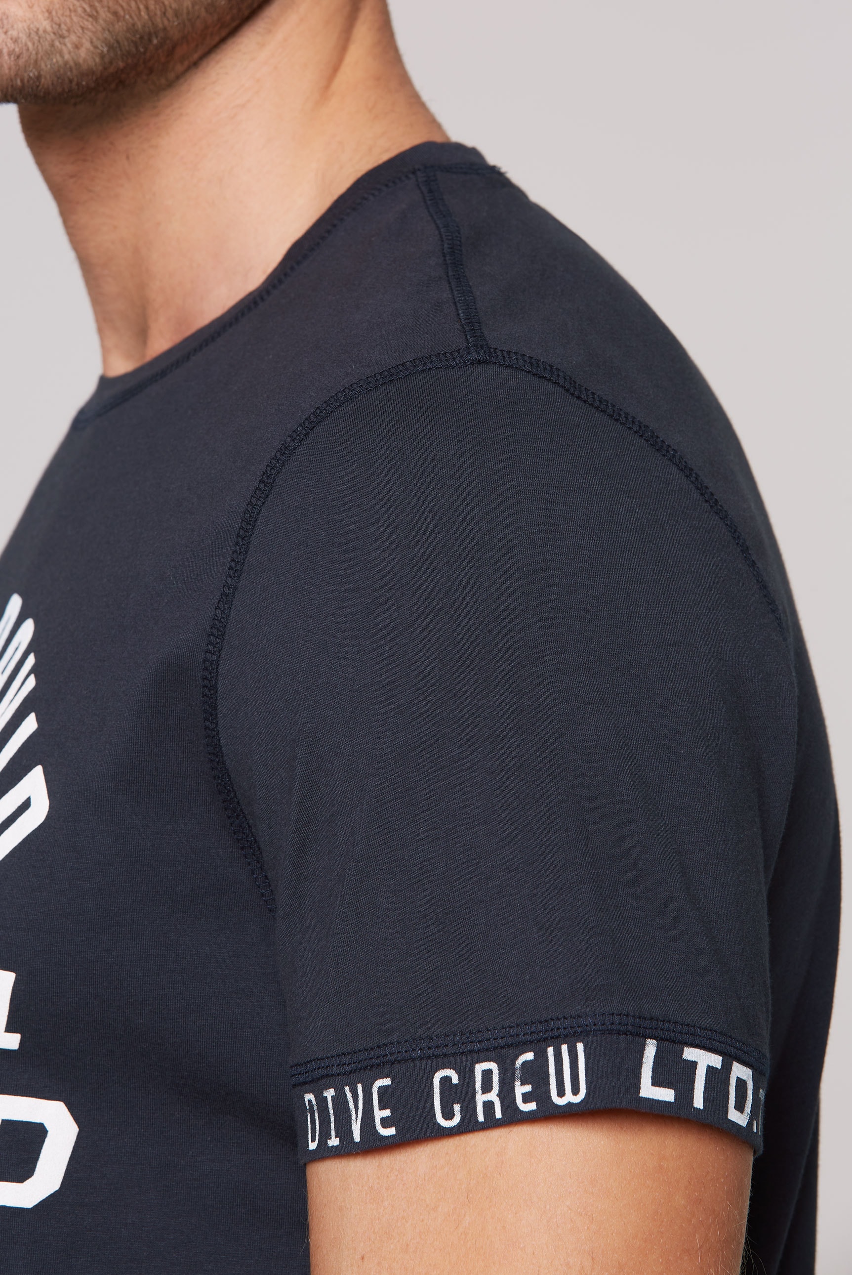 CAMP DAVID T-Shirt, mit Logo Print