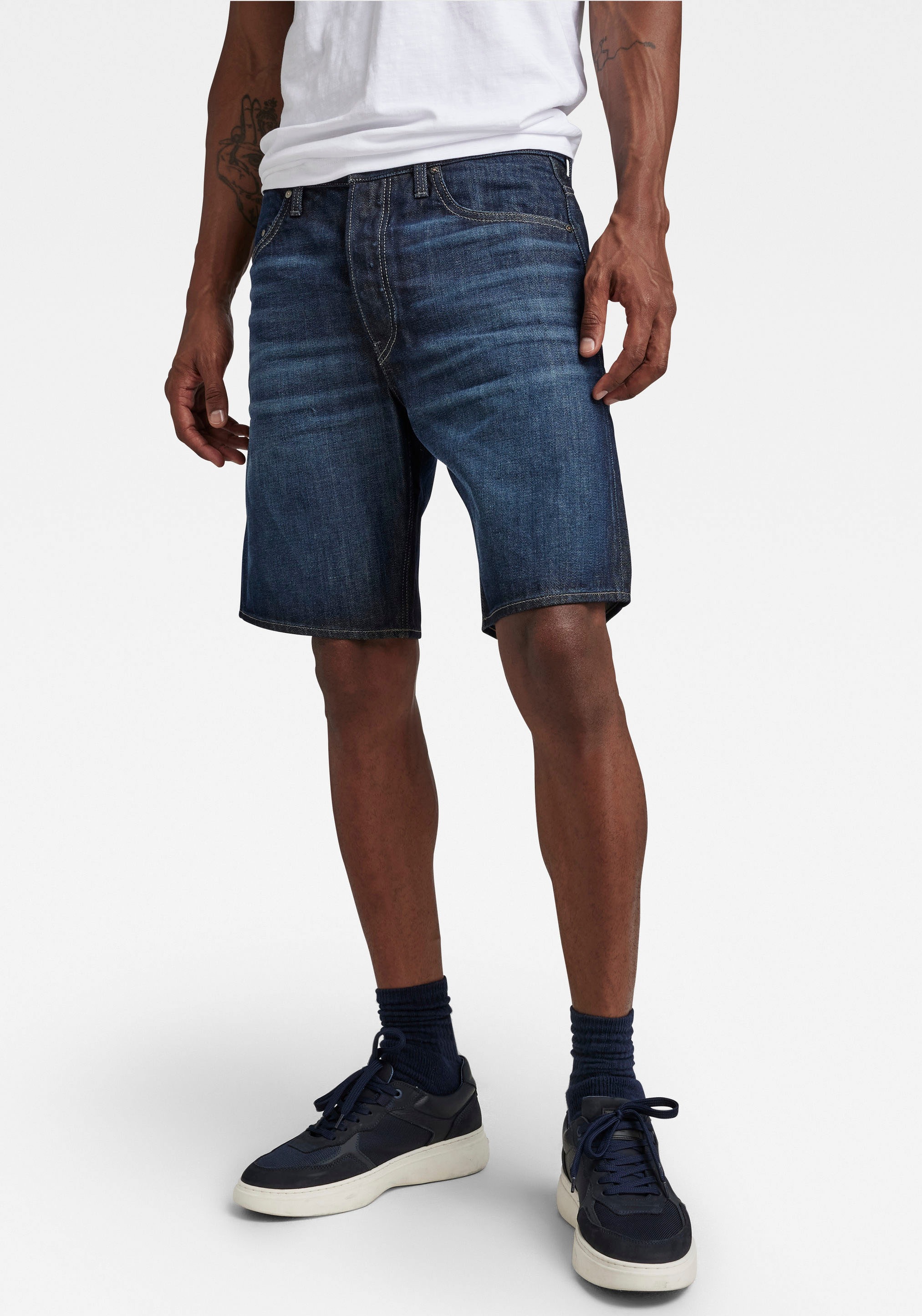 G-Star Shorts „Shorts Triple A Short“, Gr. 32 – N-Gr, worn in pacific N-Gr