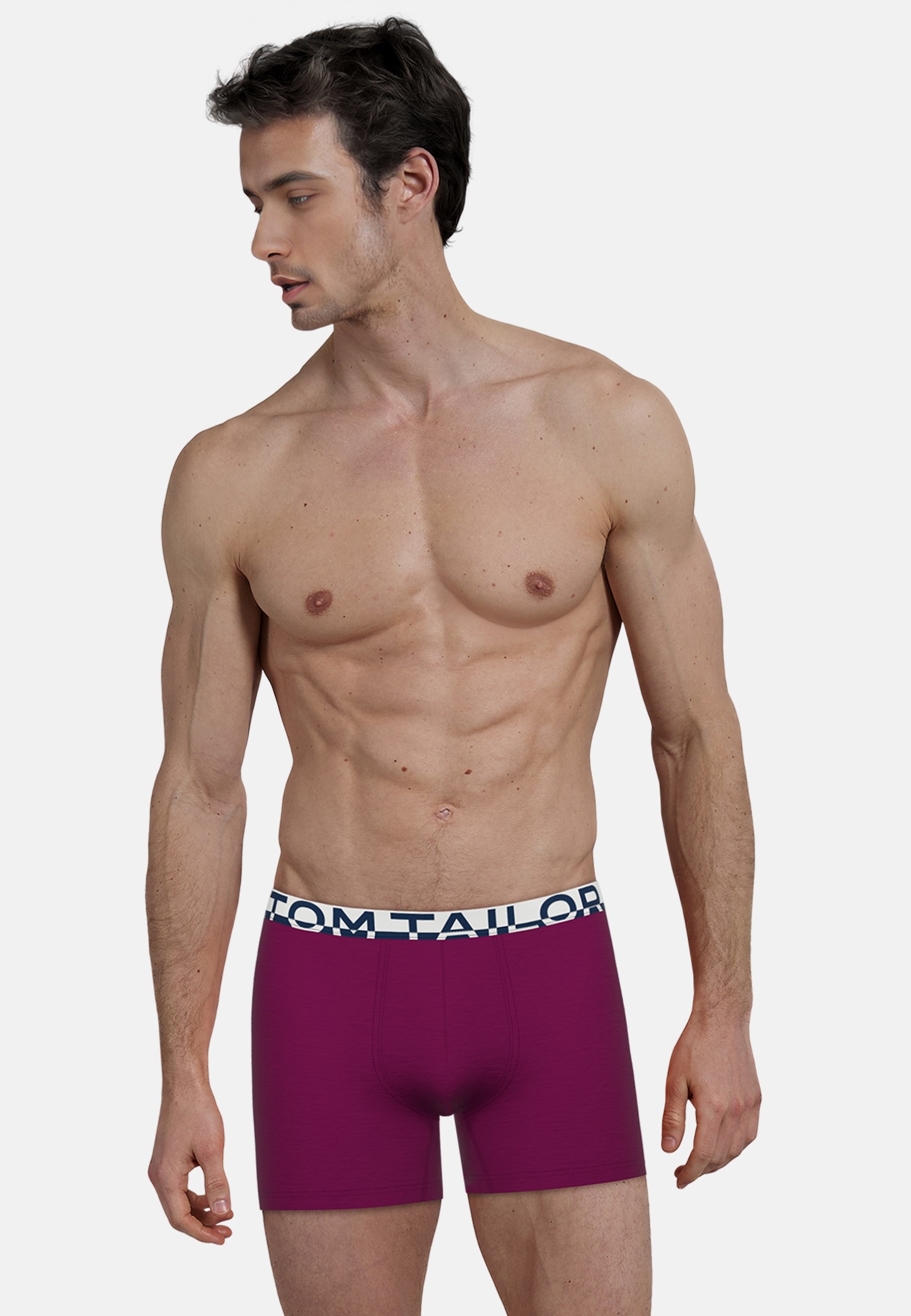 TOM TAILOR Boxershorts »Kentucky«, (2er-Pack), mit Logobund