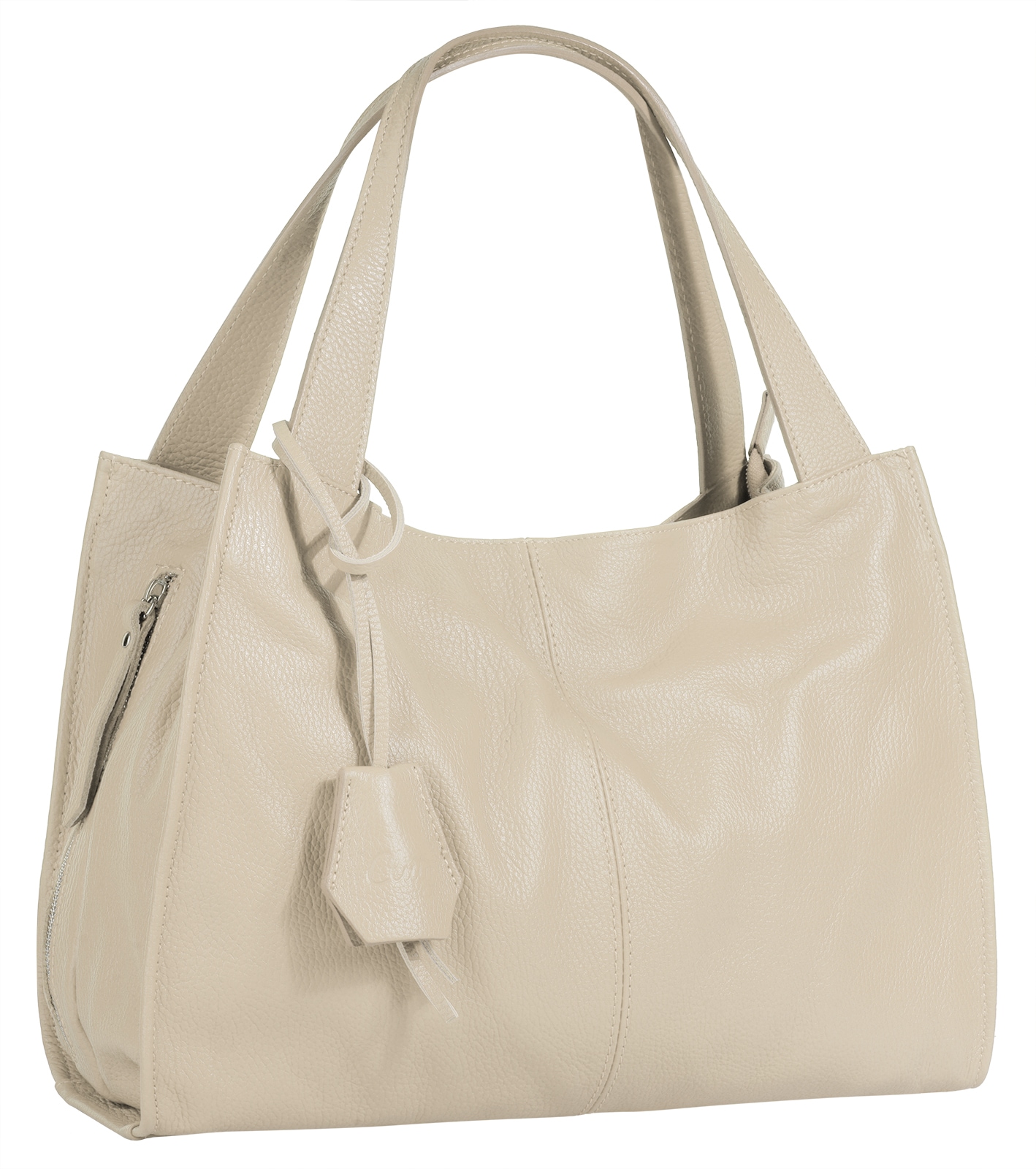 Cluty Shopper, echt Leder, Made in Italy