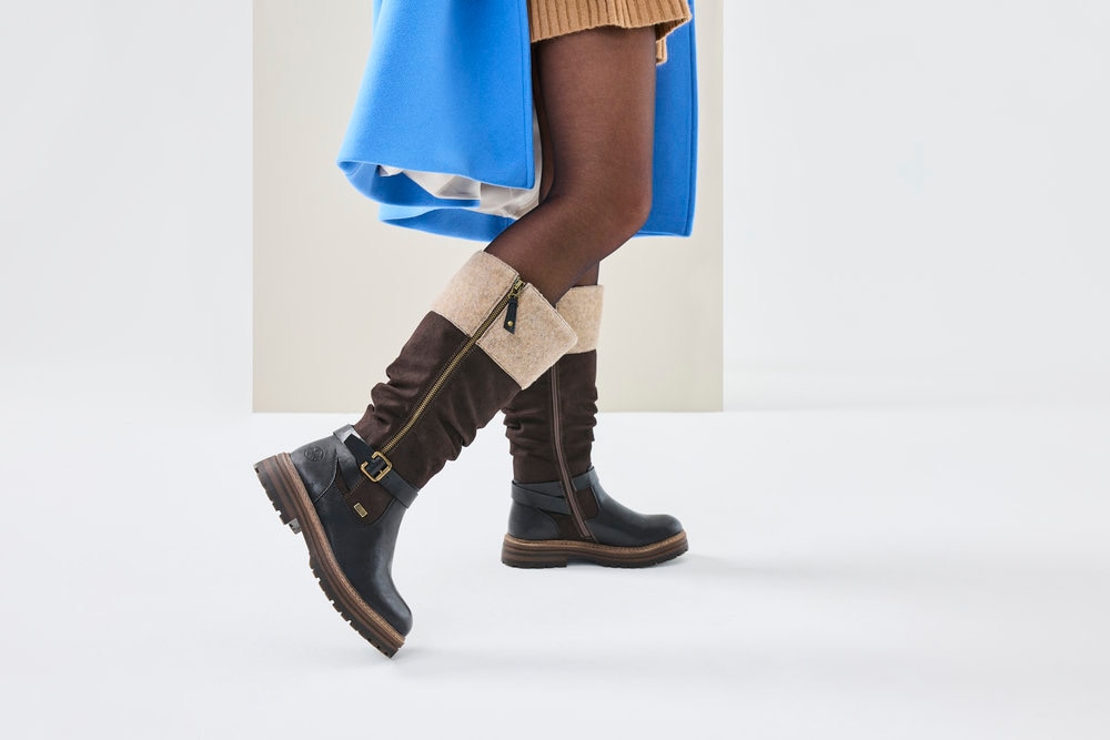 Rieker Winterstiefel  Langschaftstiefel mit wasserabweisender riekerTEX-Membran