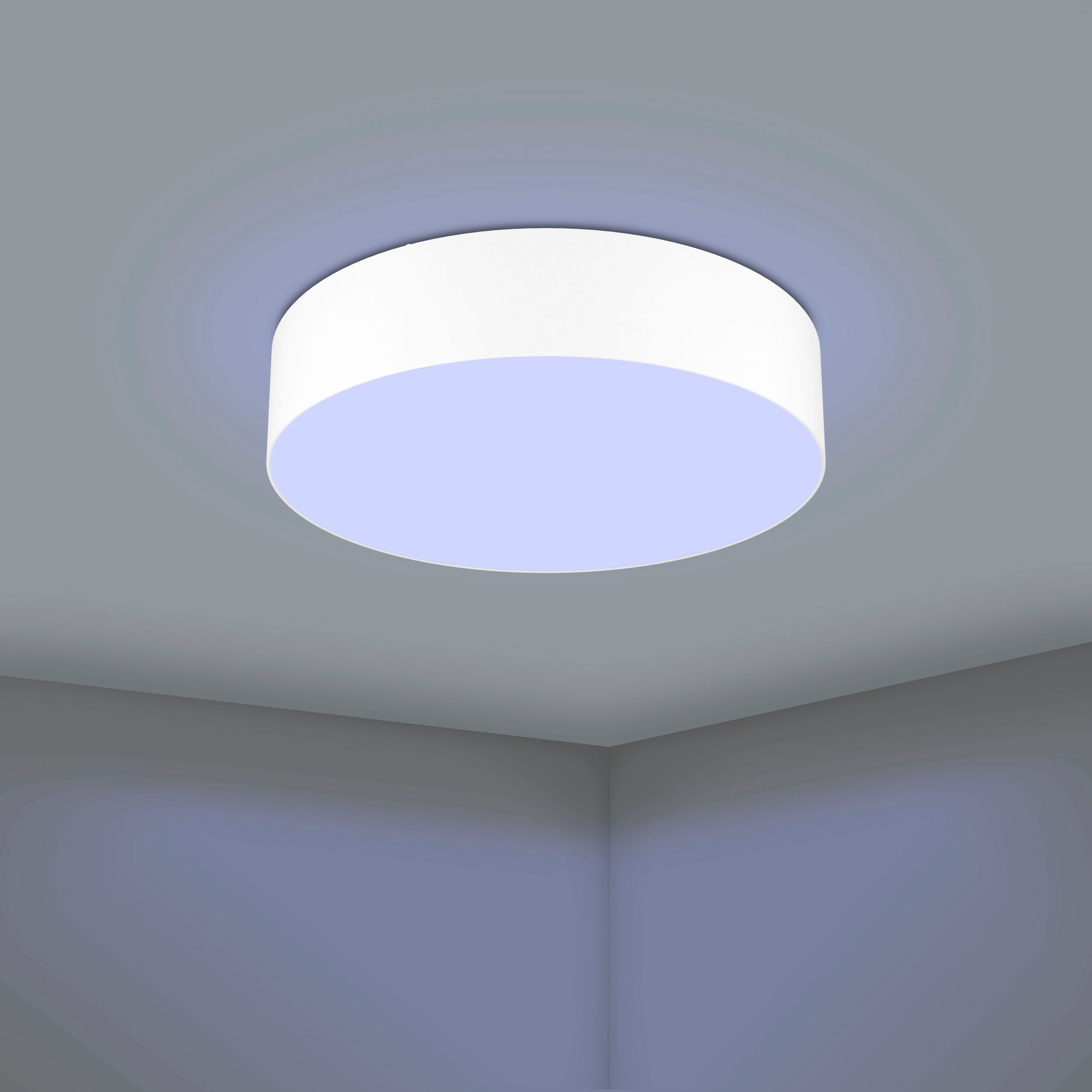 EGLO Deckenleuchte »ROMAO-Z«, Leuchtmittel LED-Modul | LED fest integriert, Deckenleuchte in weiß aus Stahl - 35W - warmweiß - kaltweiß