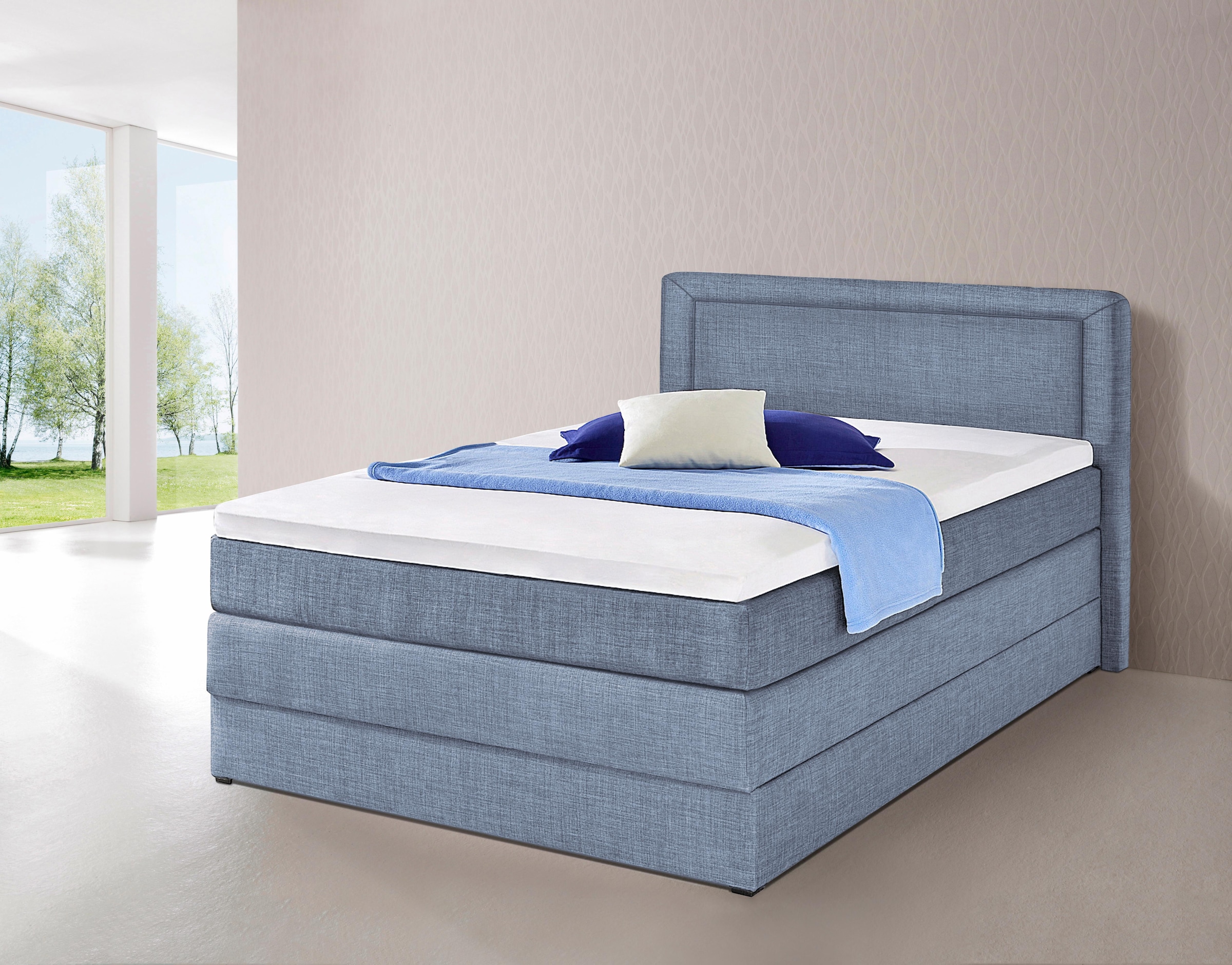 Bild von hapo Boxspringbett, mit Bettkasten