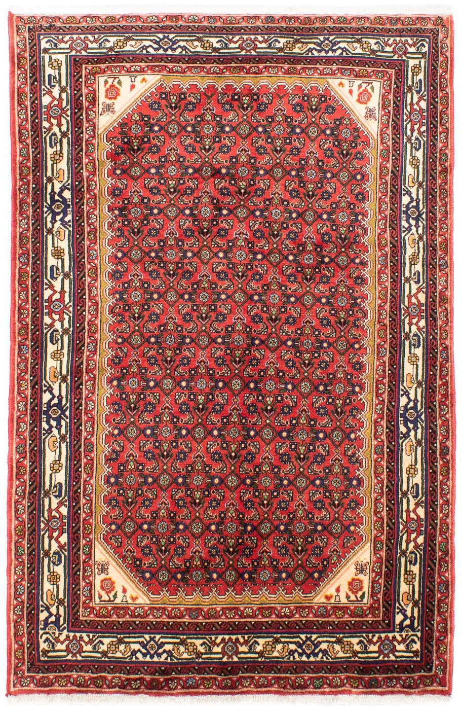 morgenland Orientteppich »Perser - Nomadic - 205 x 155 cm - rot«, rechtecki günstig online kaufen