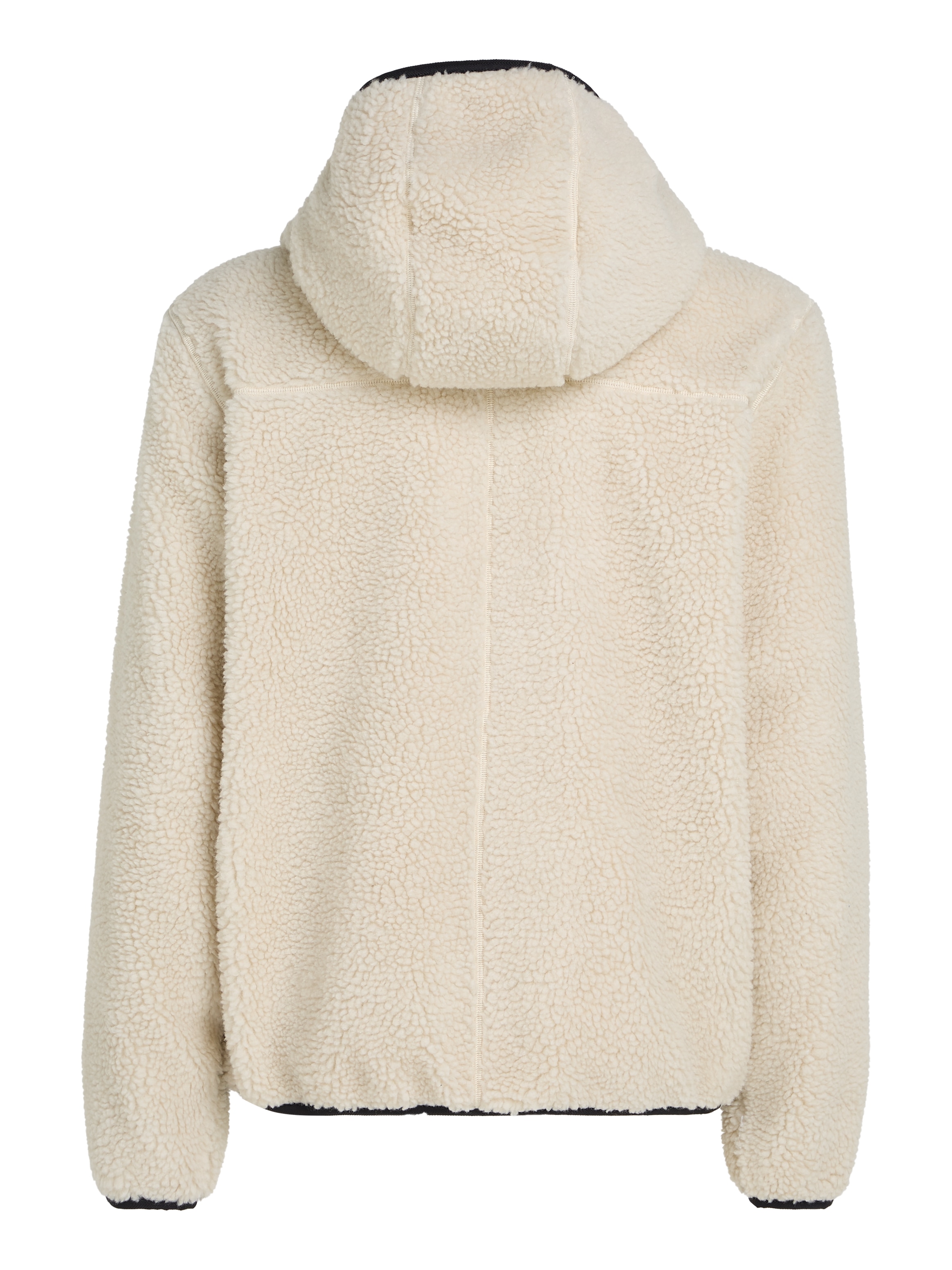 Tommy Jeans Plus Sweatjacke »TJM REG BADGE TEDDY ZIP TRU EXT«, Große Größen