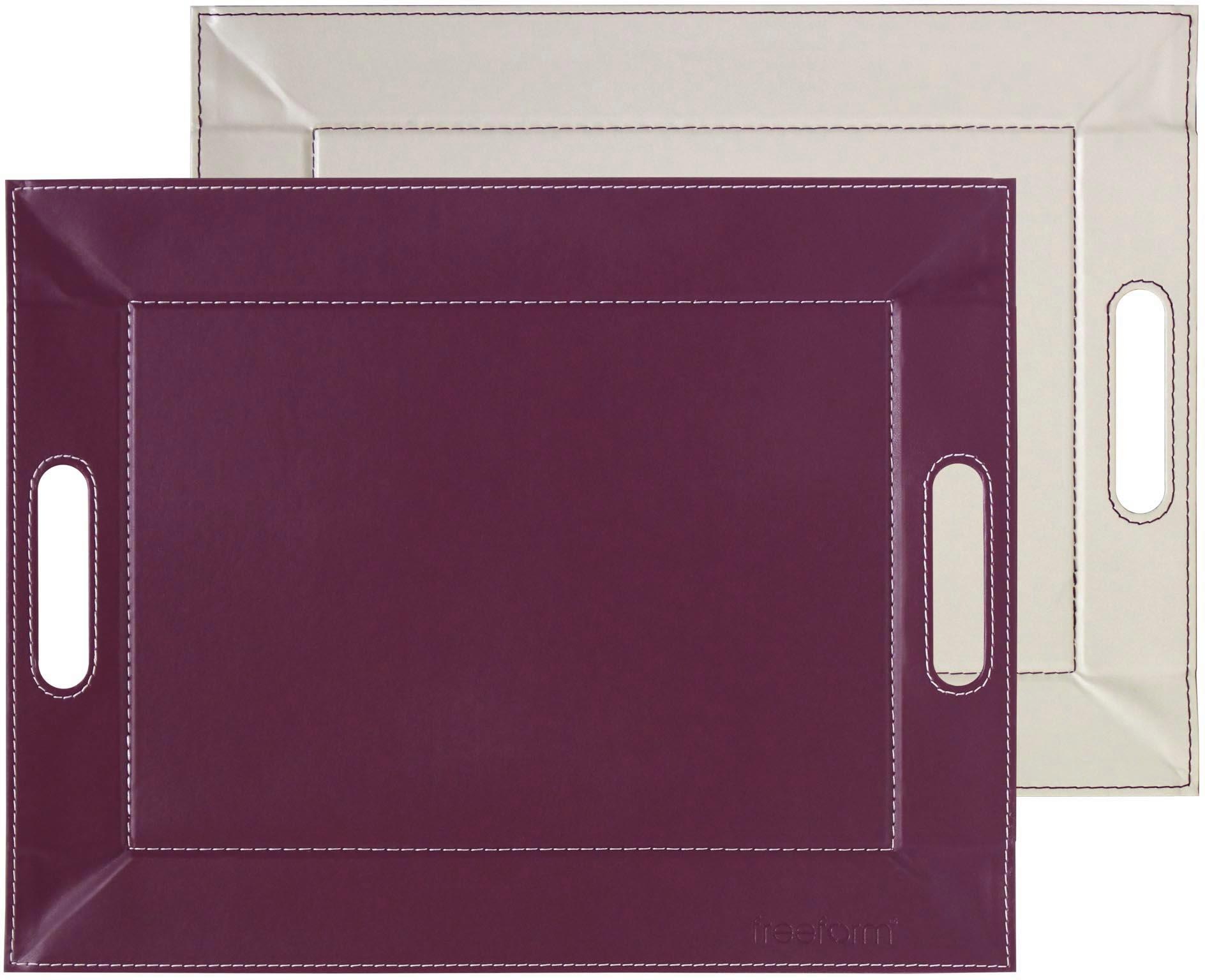 freeform Tablett »DUO, 2-farbiges Wendetablett, Tablett und Tisch-Set in ei günstig online kaufen