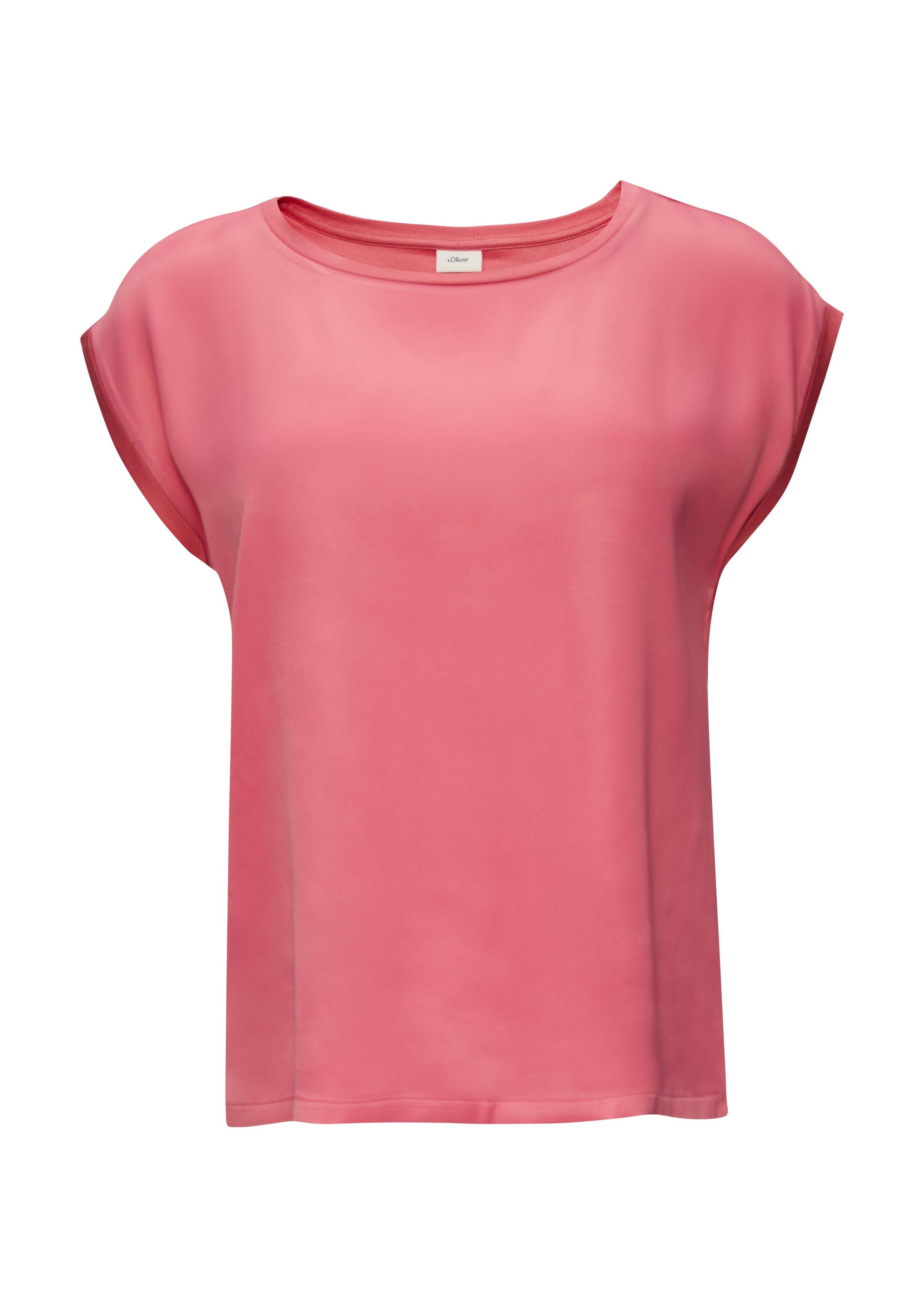 s.Oliver BLACK LABEL T-Shirt, in Jersey Optik