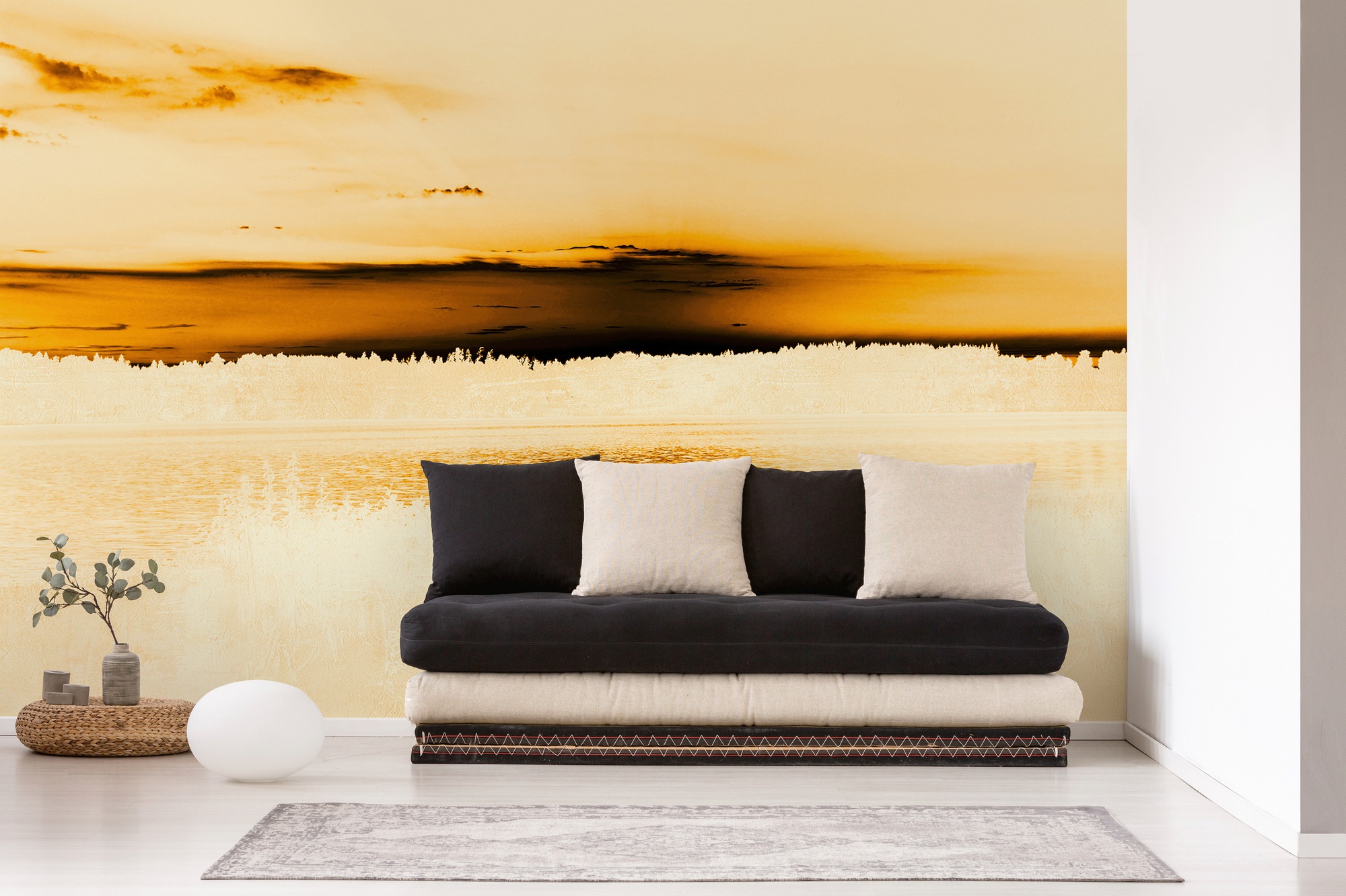 Architects Paper Fototapete »Atelier 47 Landscape Artwork 1« Wald glatt Vli günstig online kaufen