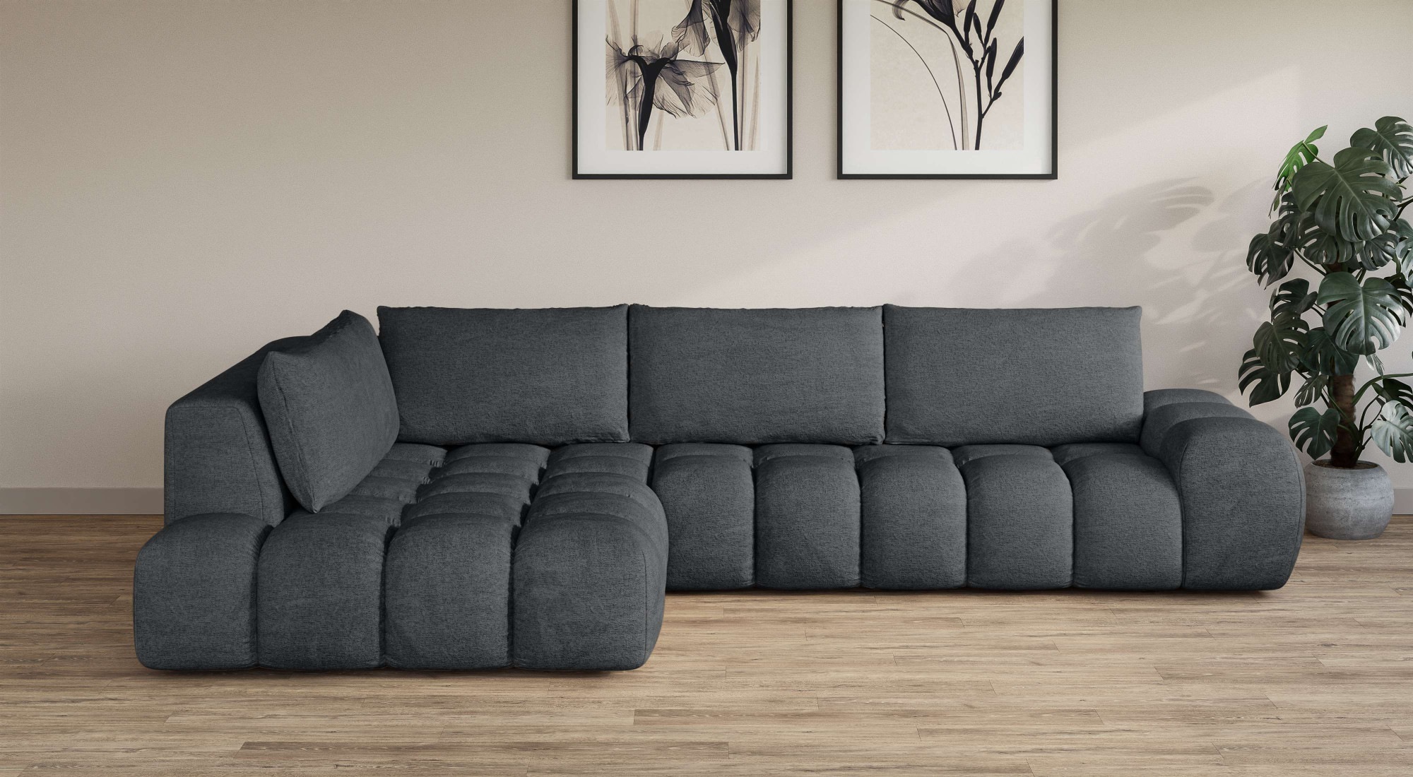 INOSIGN Ecksofa »AZITA klein, L-Form, elegant und bequem Designsofa«, lose günstig online kaufen