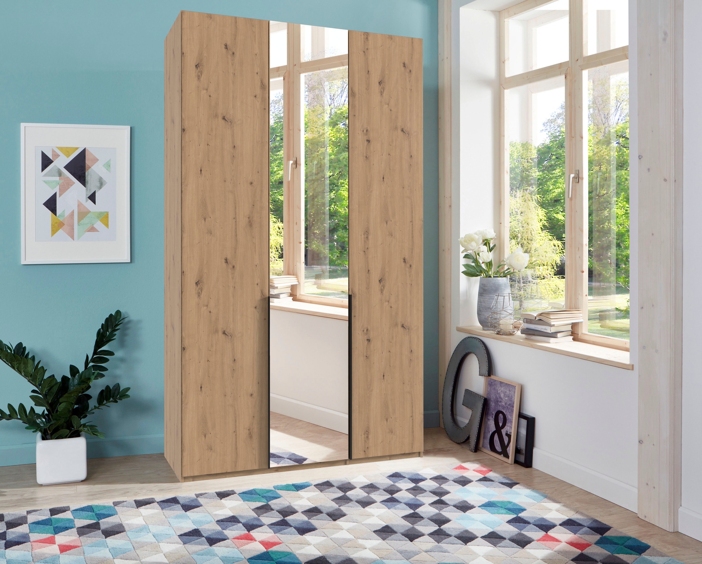 Wimex Kleiderschrank »Mugano,in 5 Breiten,2 Höhen,2 Tiefen, viele Farben, M günstig online kaufen