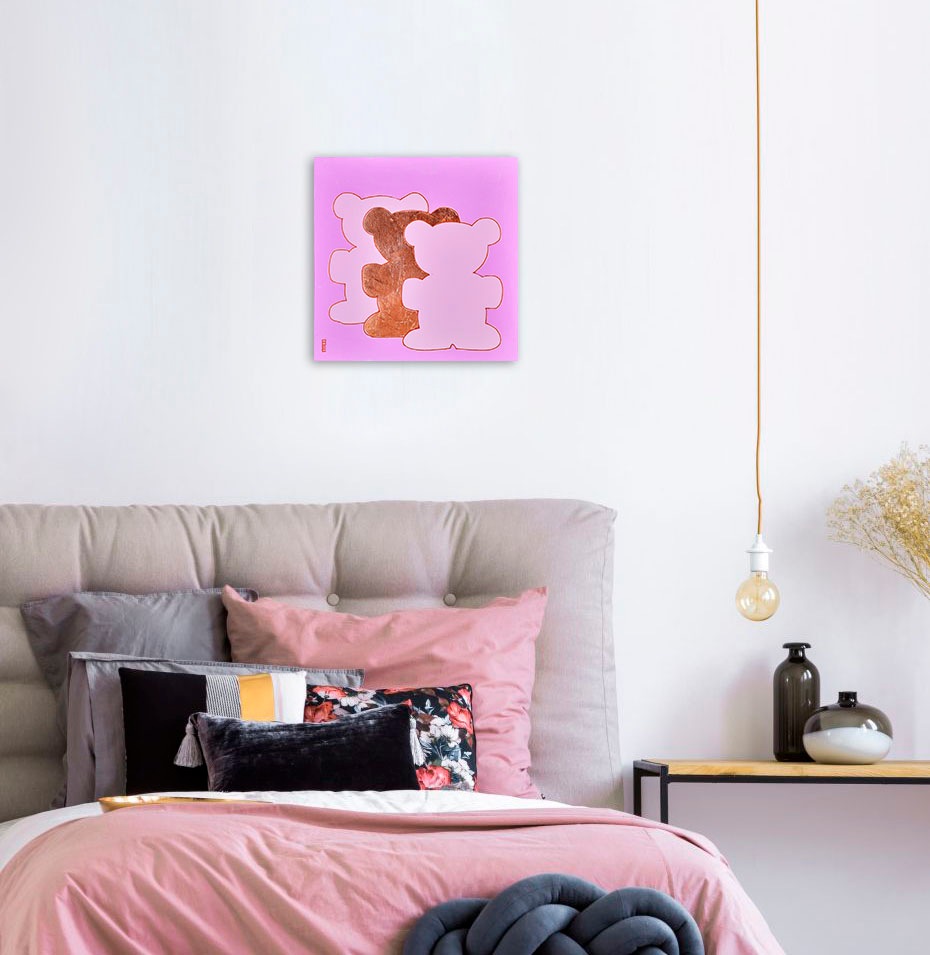 queence Leinwandbild »Bears VIII«, Bär-Bären-Kunst, (1 St.), Premium-Leinwa günstig online kaufen