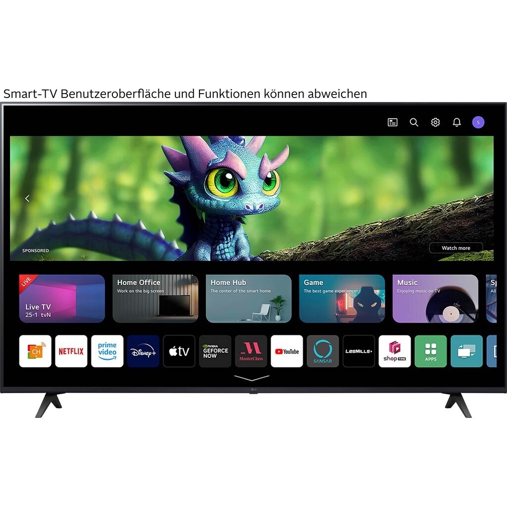 LG LED-Fernseher »50UR80006LJ«, 126 cm/50 Zoll, 4K Ultra HD, Smart-TV