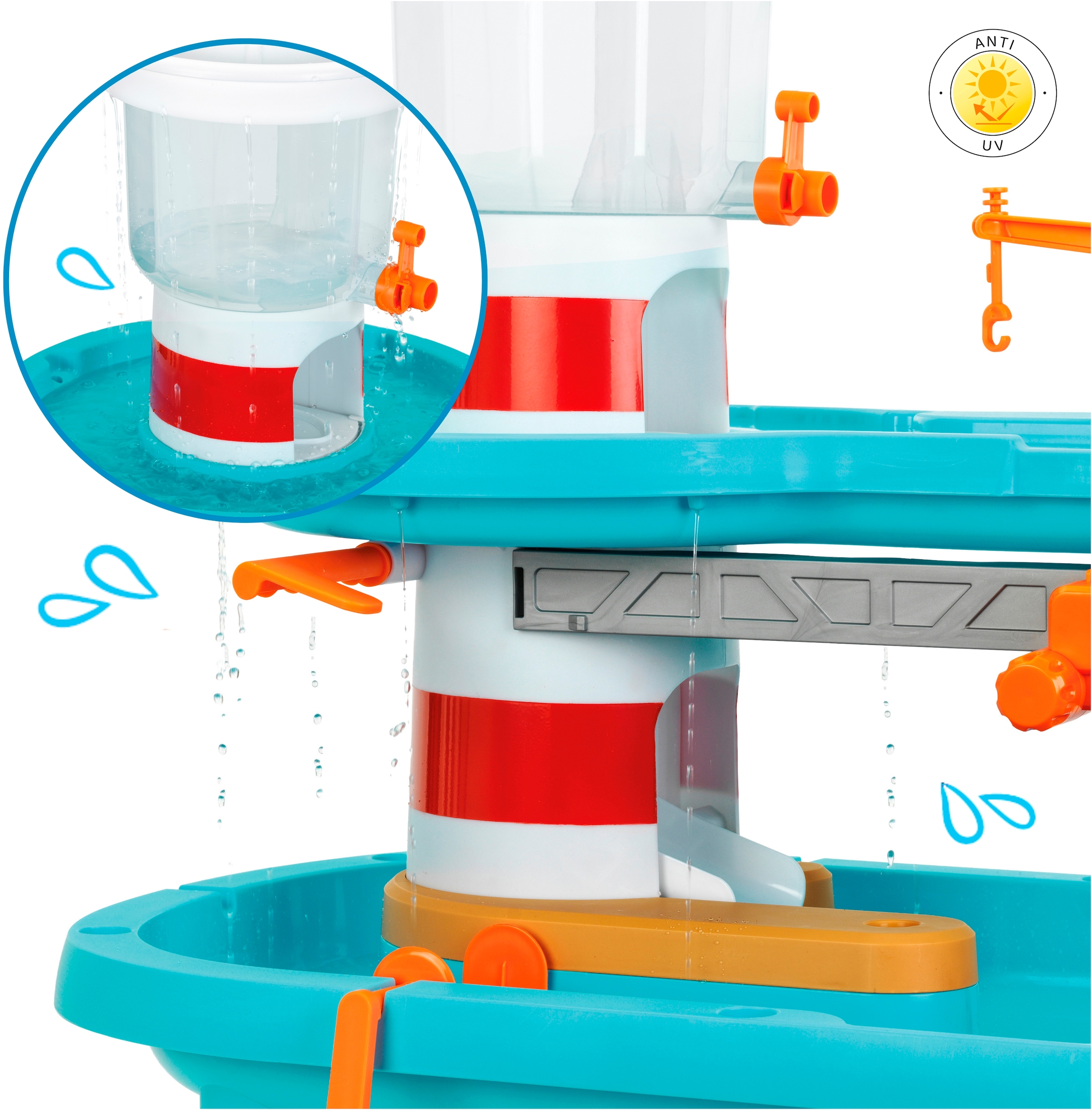 Klein Wasserspieltisch »Aqua Action Wasserspieltisch XXL, Lighthouse Splash«