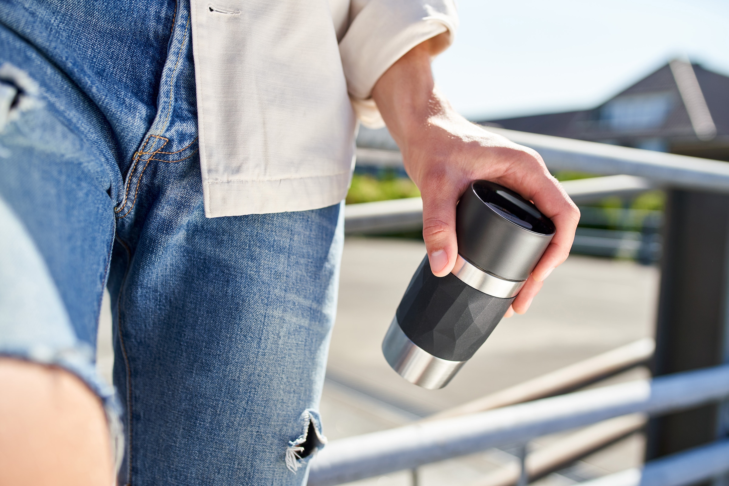 Emsa Thermobecher »Travel Mug Compact«, 0,3L, Edelstahl, 3h warm/6h kalt, 360°Trinköffnung, spülmaschinenfest