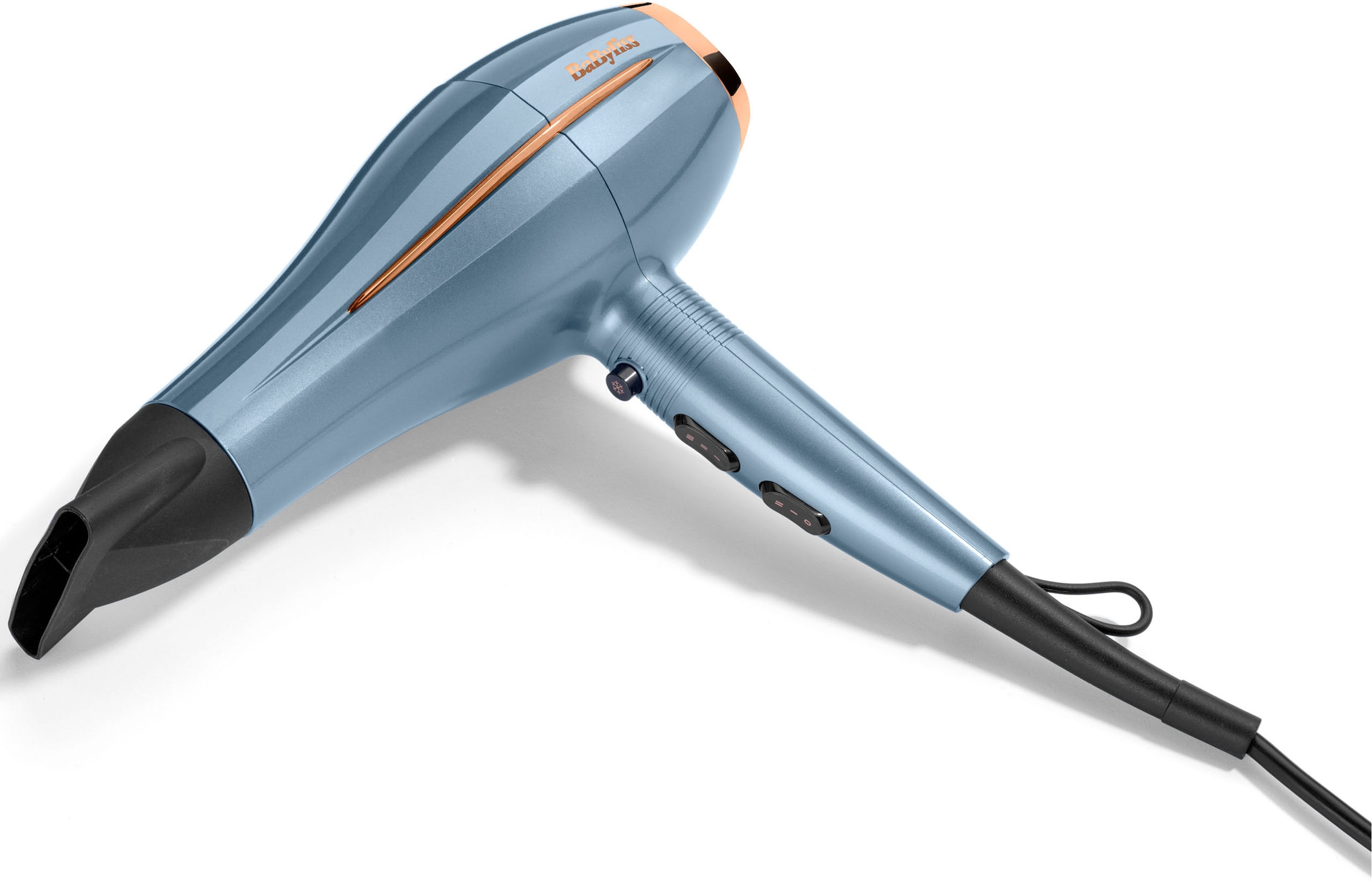 BaByliss Haartrockner »Denim Luxe Haartrockner«, 2200 W, mit Anti-Frizz Ionen und Titan-Keramik-Technologie