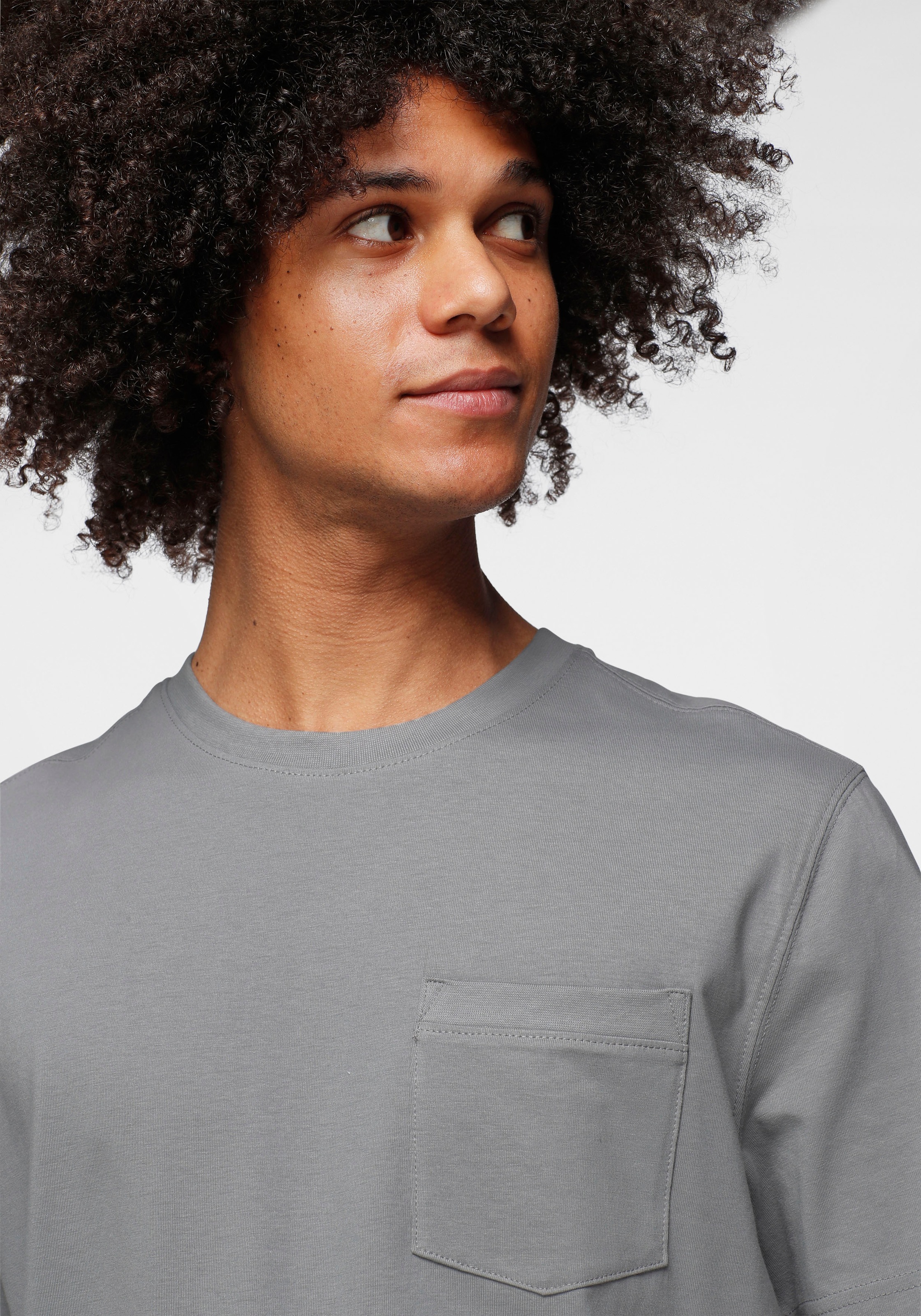 OTTO T-Shirt nachhaltig Bio-Baumwolle«, kaufen günstig »GOTS zertifiziert Brusttasche mit aus – products