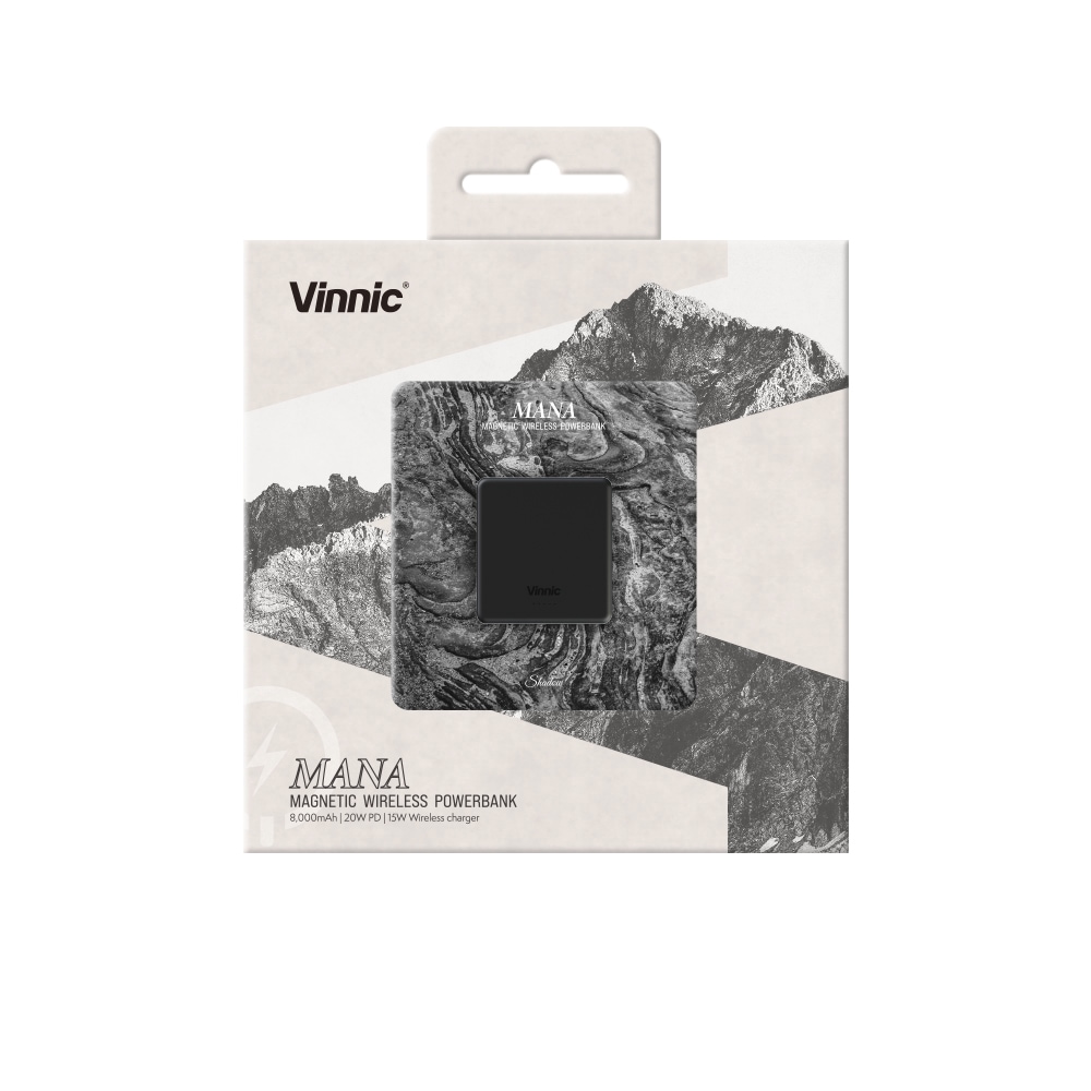 Vinnic Powerbank »MANA Magnetic Wireless Powerbank 8.000mAh«, Vinnic MANA Magnetic Wireless Powerbank 8.000mAh,blue