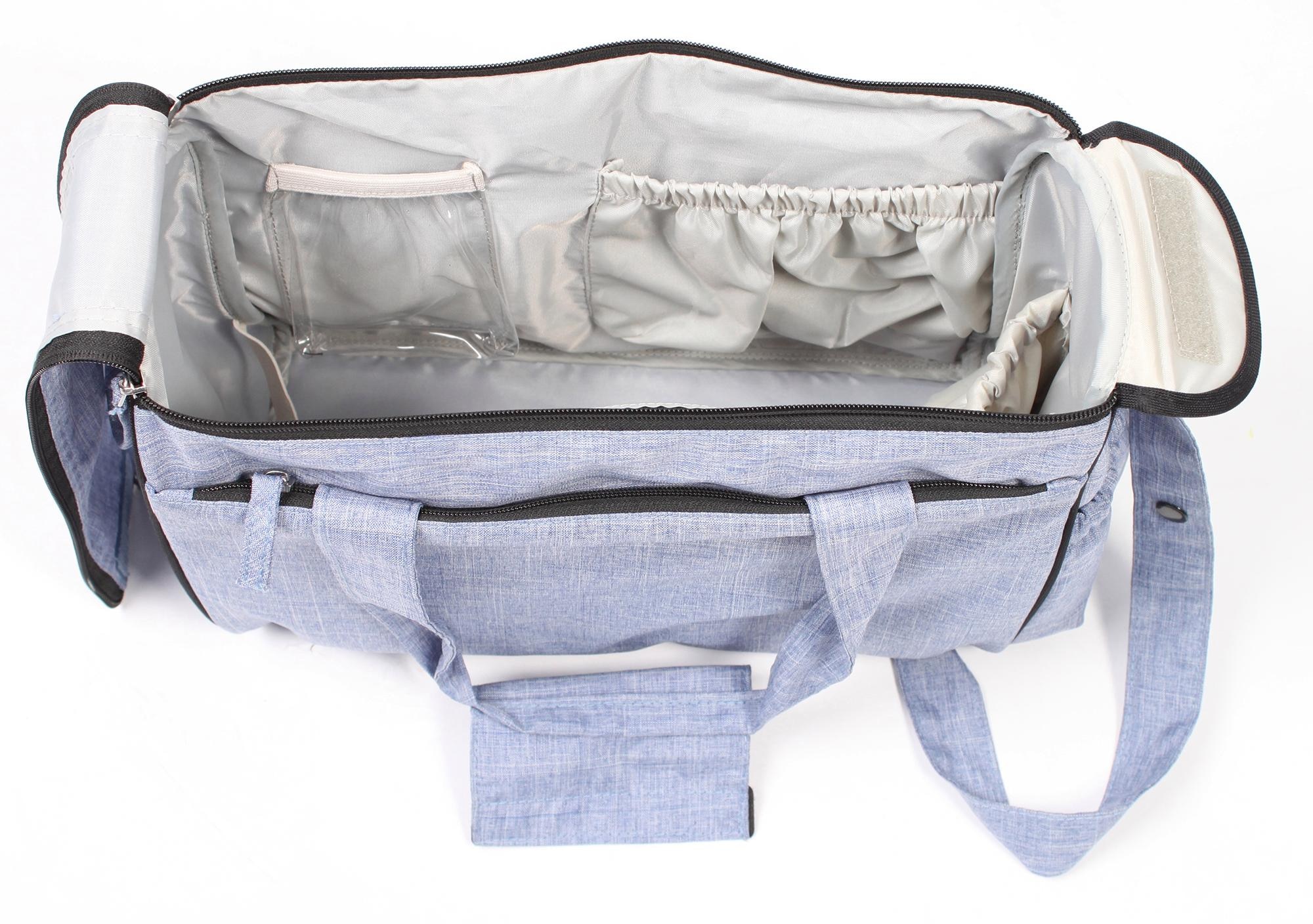 CHIC4BABY Wickeltasche »Komfort, hellblau«