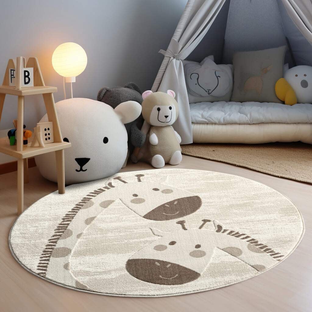 Carpet City Kinderteppich »MARA719«, rund, 11 mm Höhe, Kinderzimmer Teppich günstig online kaufen