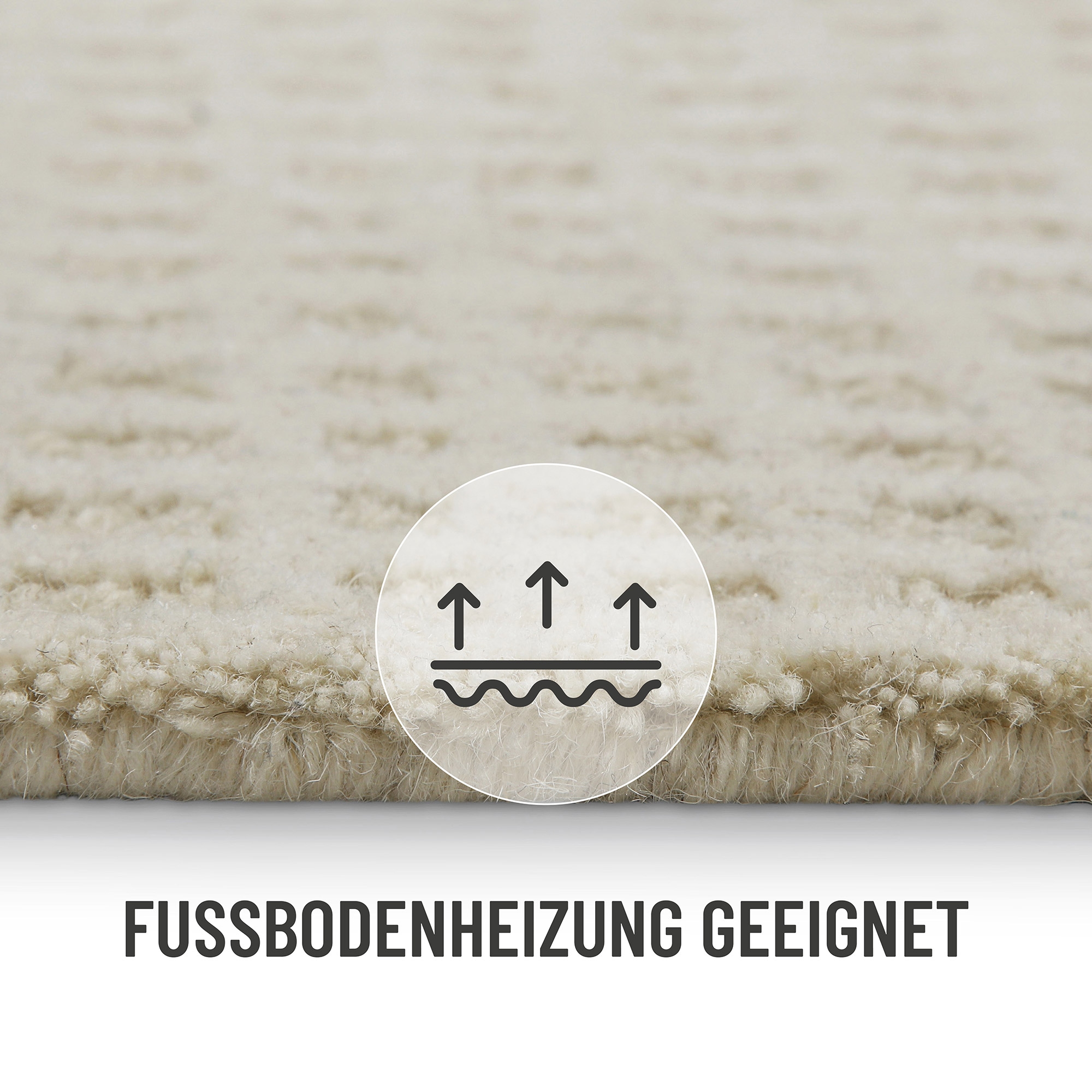 Wecon home Teppich »Hamptons THIRTY«, rund, 17 mm Höhe, Kurzflor, Wohnzimmer, Schlafzimmer, elegant, robust, kariert