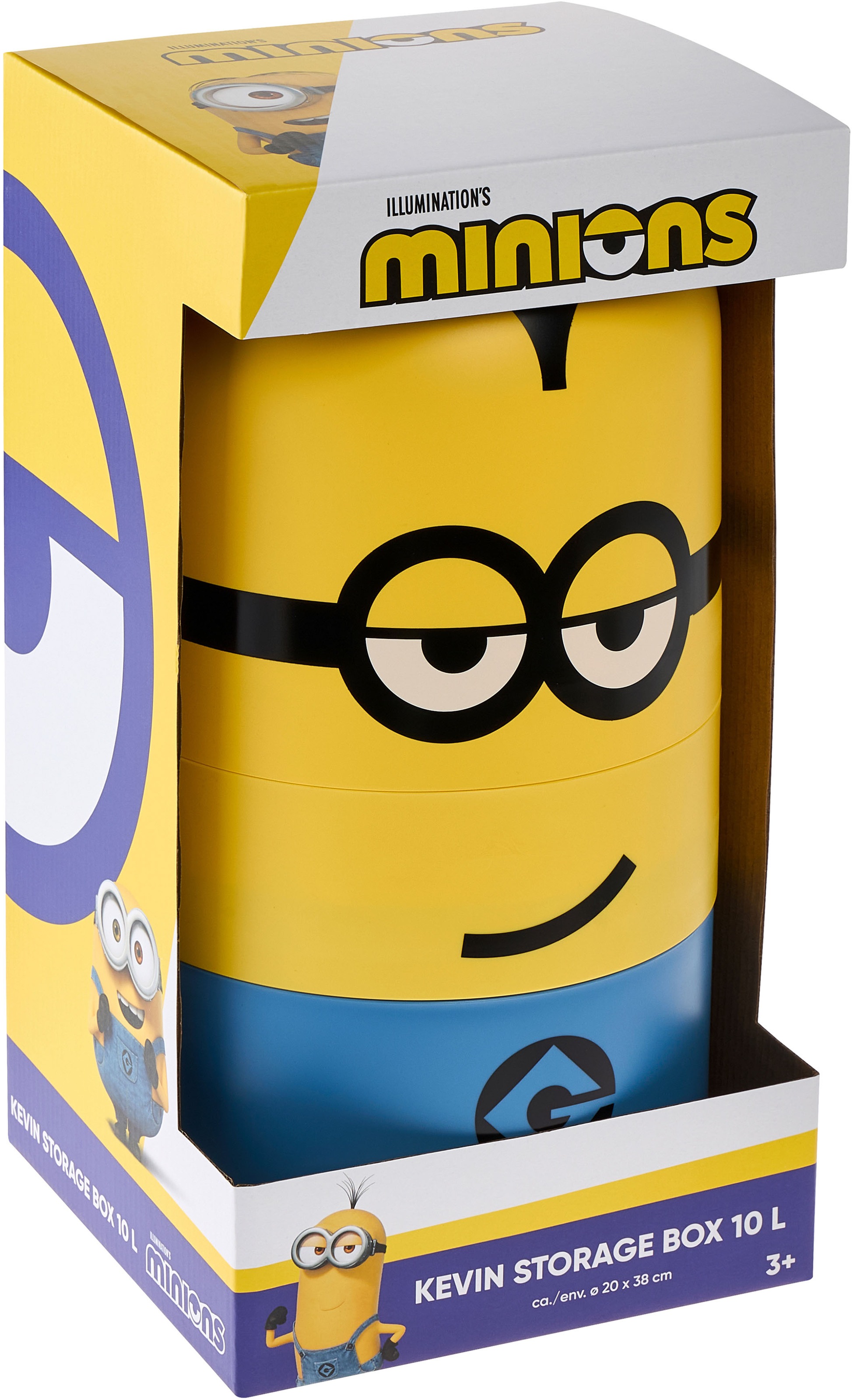 keeeper Aufbewahrungsbox »Kevin "minions" Aufbewahrungsdose 10L« keeeper mit Design aus "Ich einfach unverbesserlich"