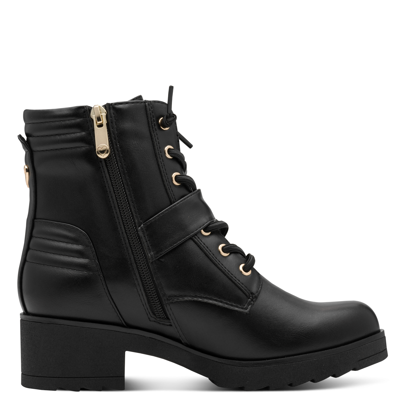 MARCO TOZZI Schnürstiefelette, Blockabsatz, Schnürboots, Herbstboots in veganer Verarbeitung