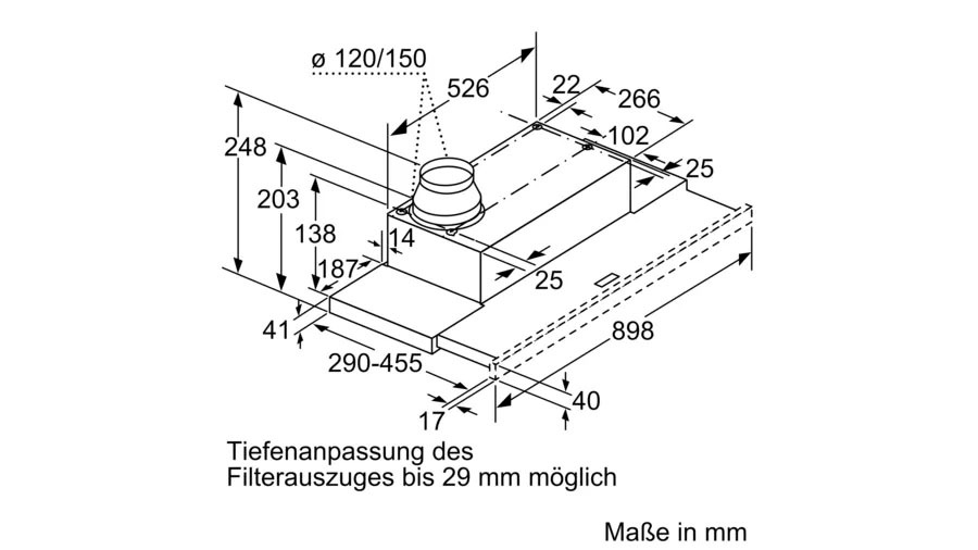Constructa Flachschirmhaube »CD30976«