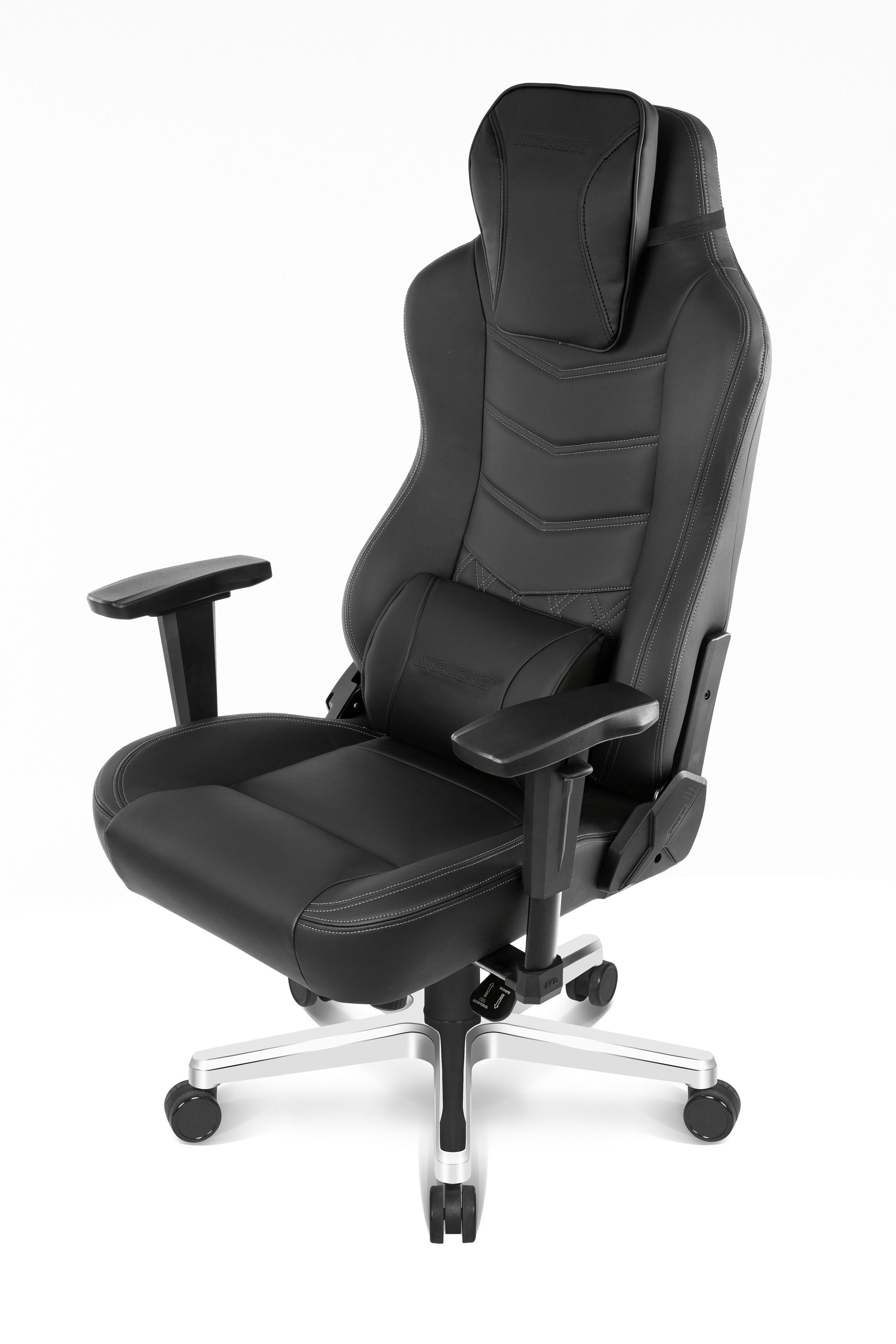 9. Bild von AKRacing Gaming-Stuhl »Office Onyx Deluxe«, Kunstleder-Echtleder, ergonomisch, höhenverstellbar Schreibtischstuhl