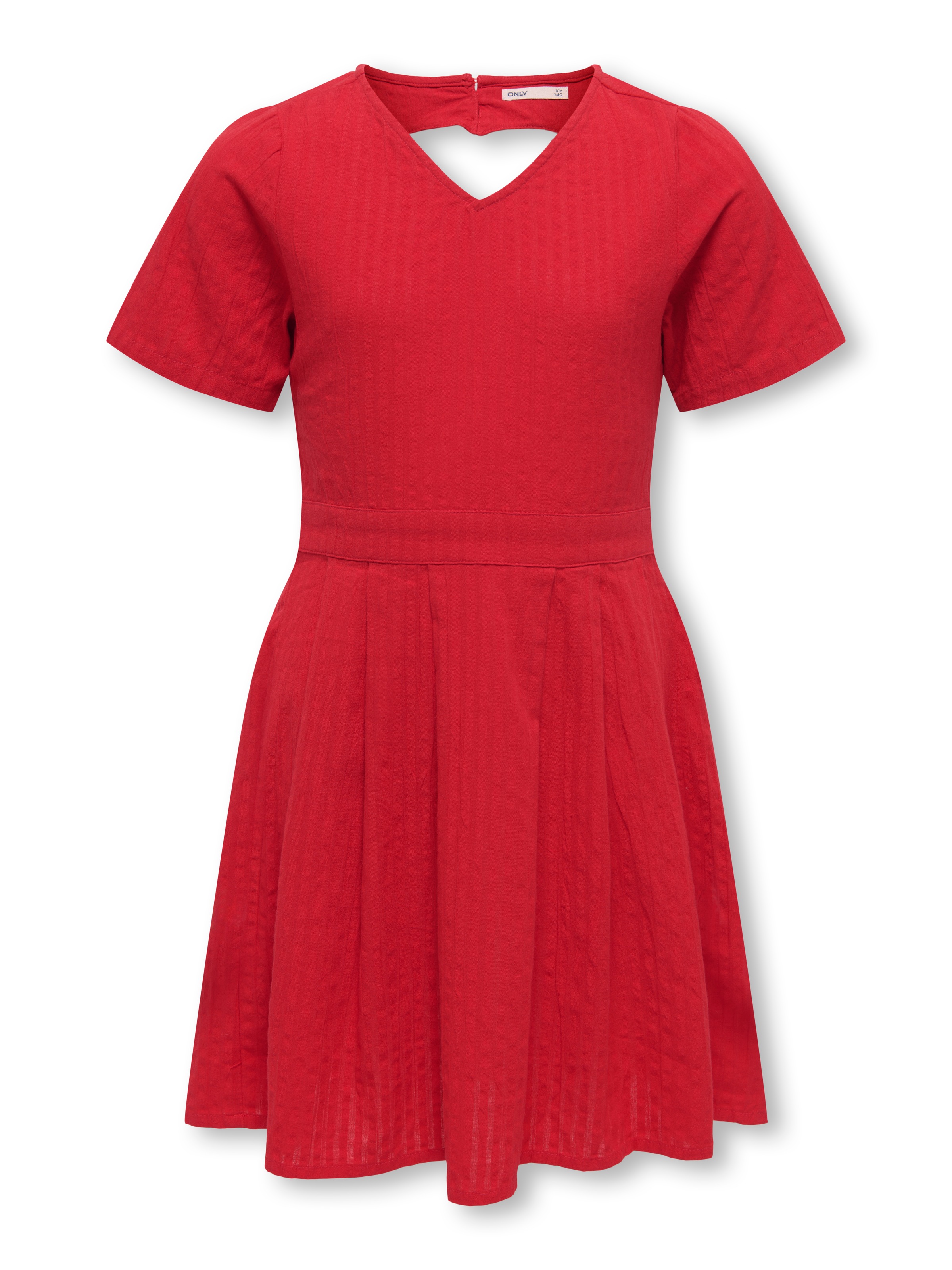 KIDS ONLY Sommerkleid »KOGSTINNA SS HEART DRESS WVN« 1 tlg. mit tollem Cut-Out Detail im Rücken